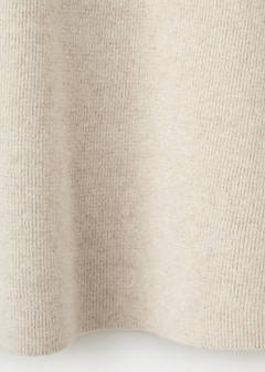 Fluid sweatshirt in cotton-linen fabric — Beige 8