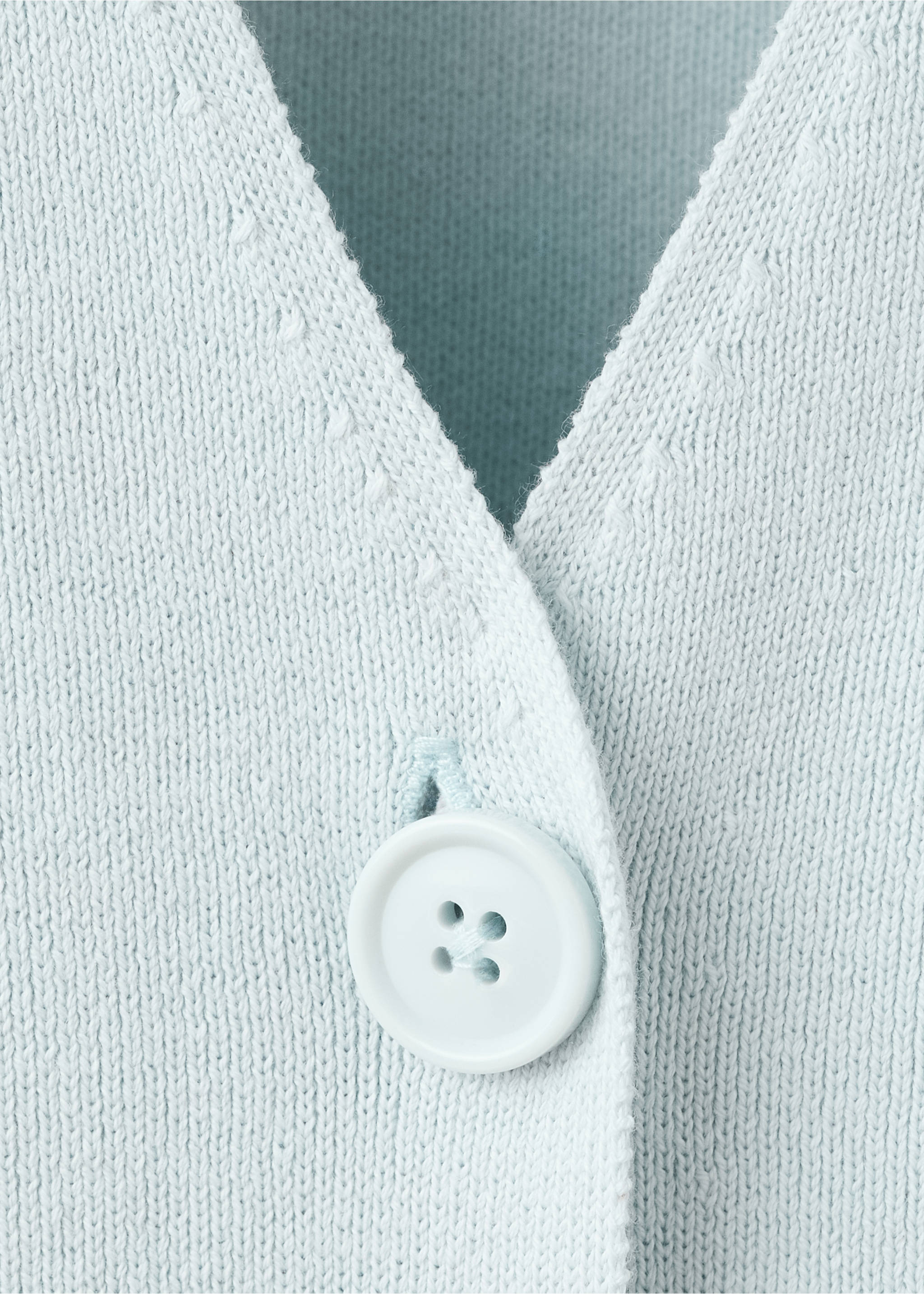 100% cotton gradient cardigan - Details of the article 8, Blue. Ref: 27083318-00.
