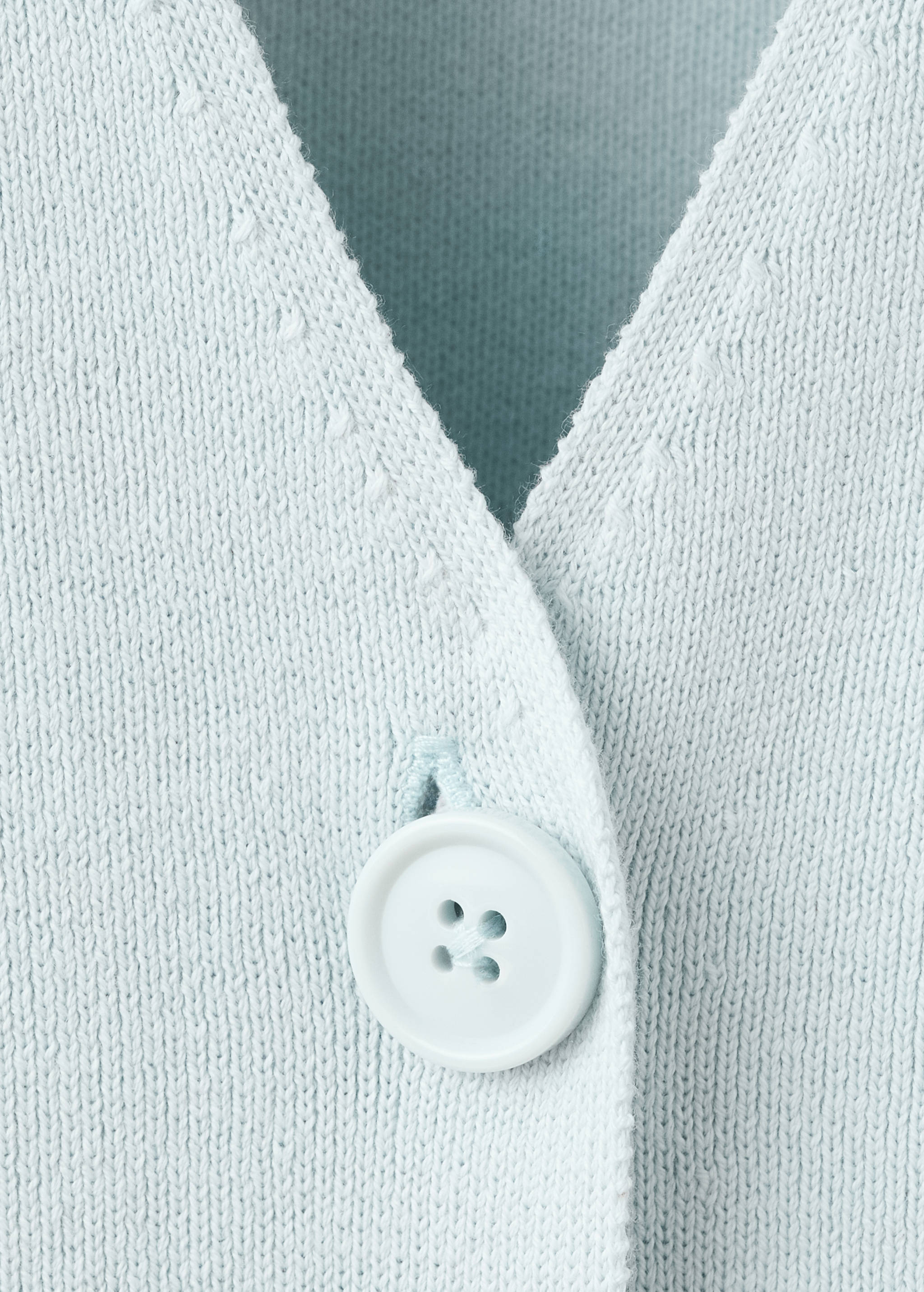 100% cotton gradient cardigan - Details of the article 8
