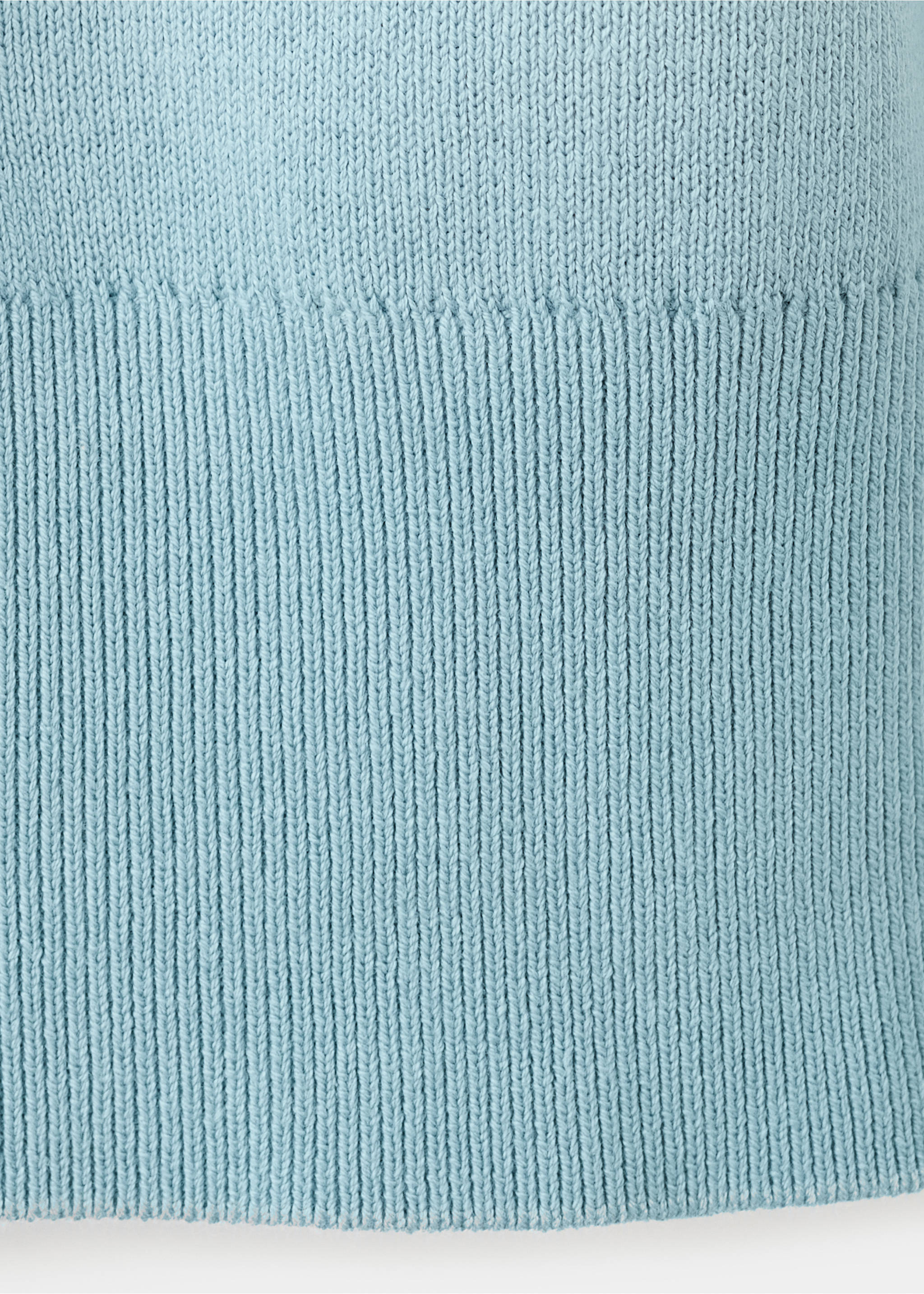100% cotton gradient cardigan - Details of the article 0, Blue. Ref: 27083318-00.