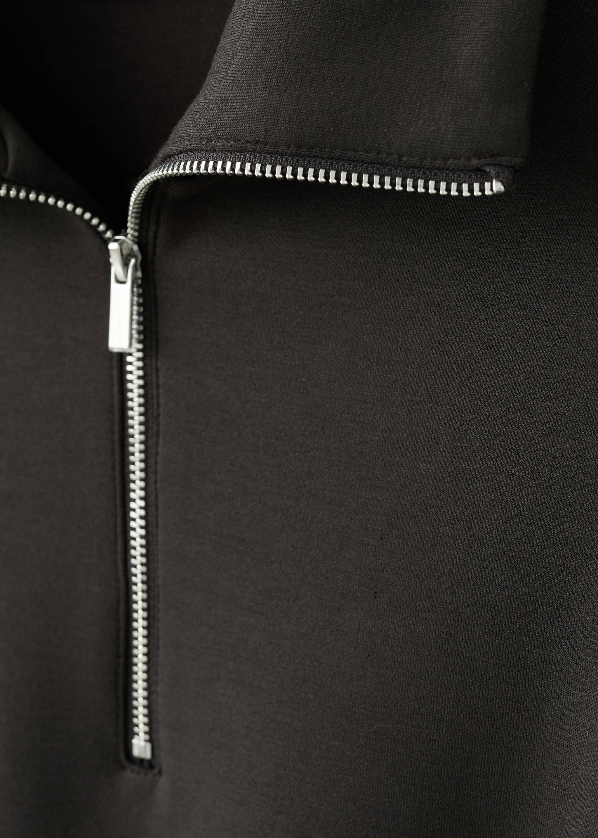 Balloon sleeve sweatshirt - Details of the article 8, Chocolate. Ref: 27083325-00.