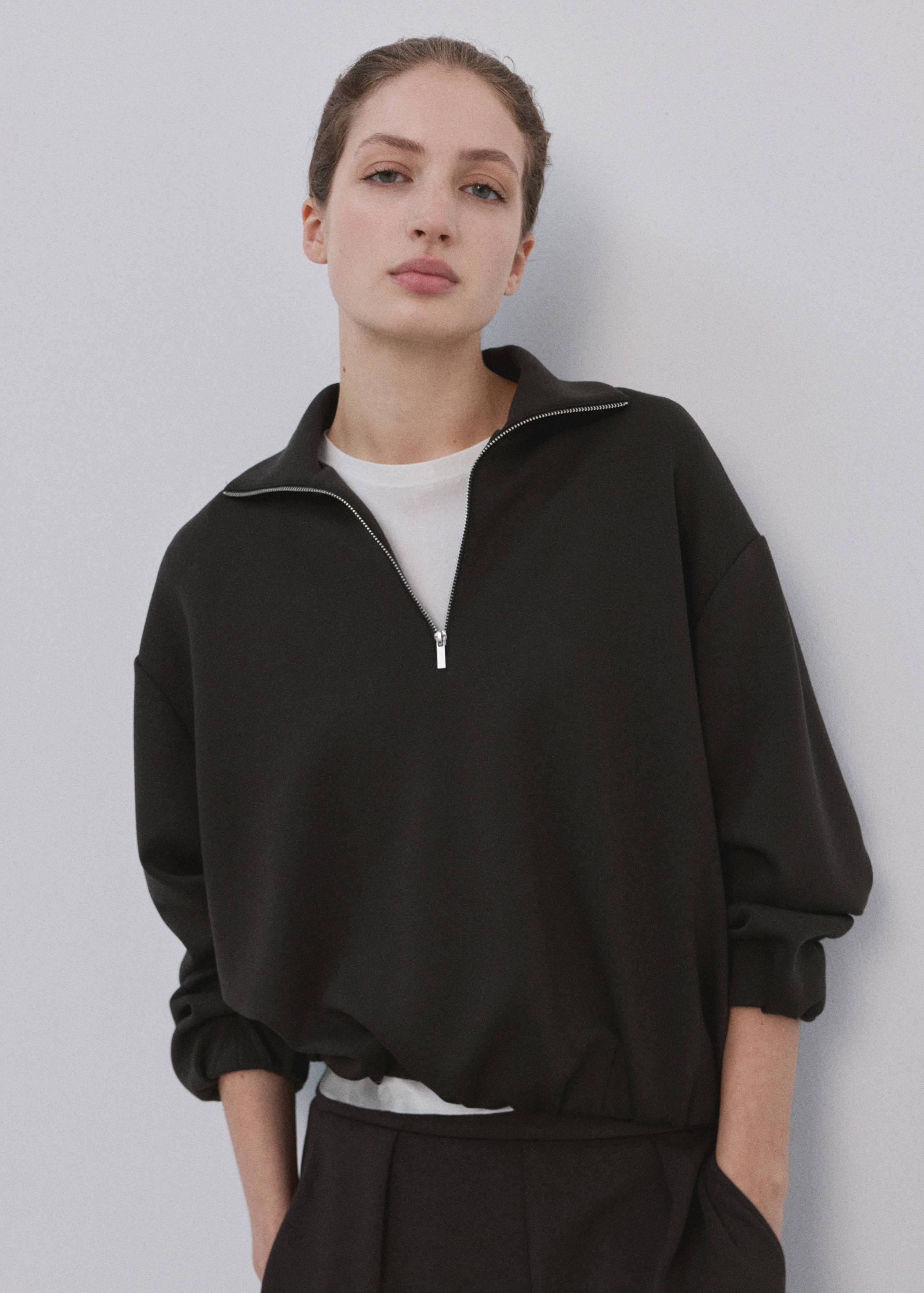 Balloon sleeve sweatshirt - Medium plane