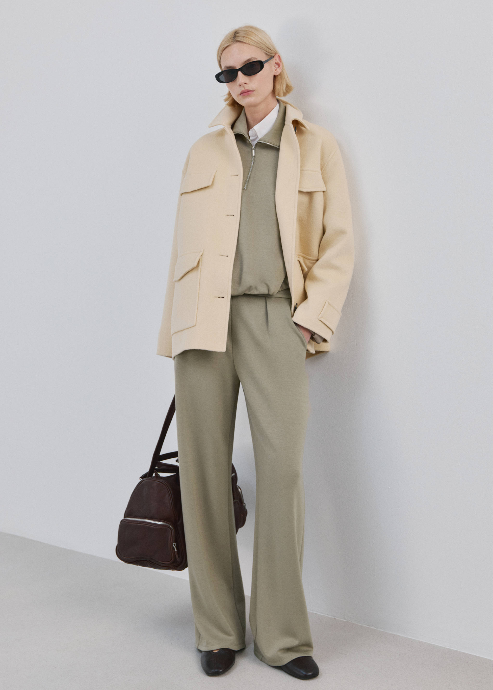 Balloon sleeve sweatshirt - General plane