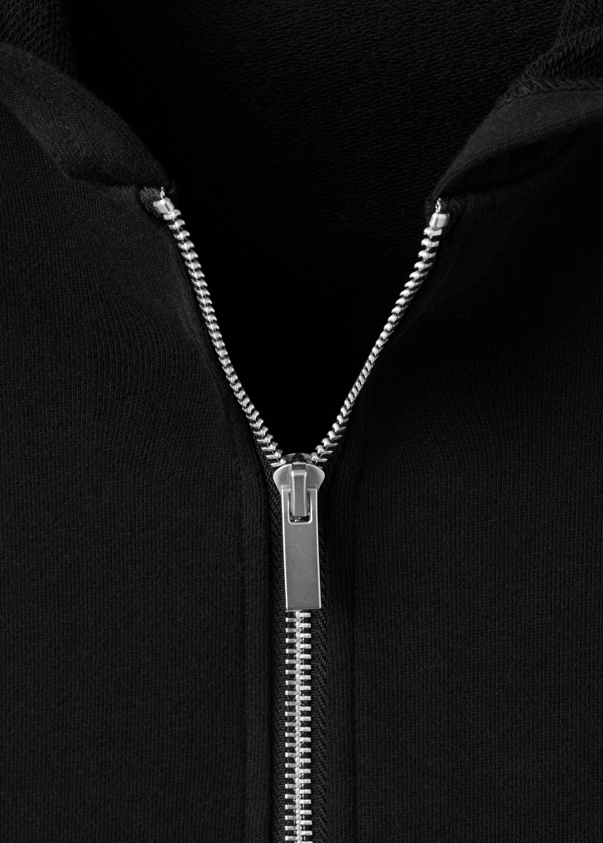 Chemise de nuit courte avec capuche et zip - Détail de l'article 0