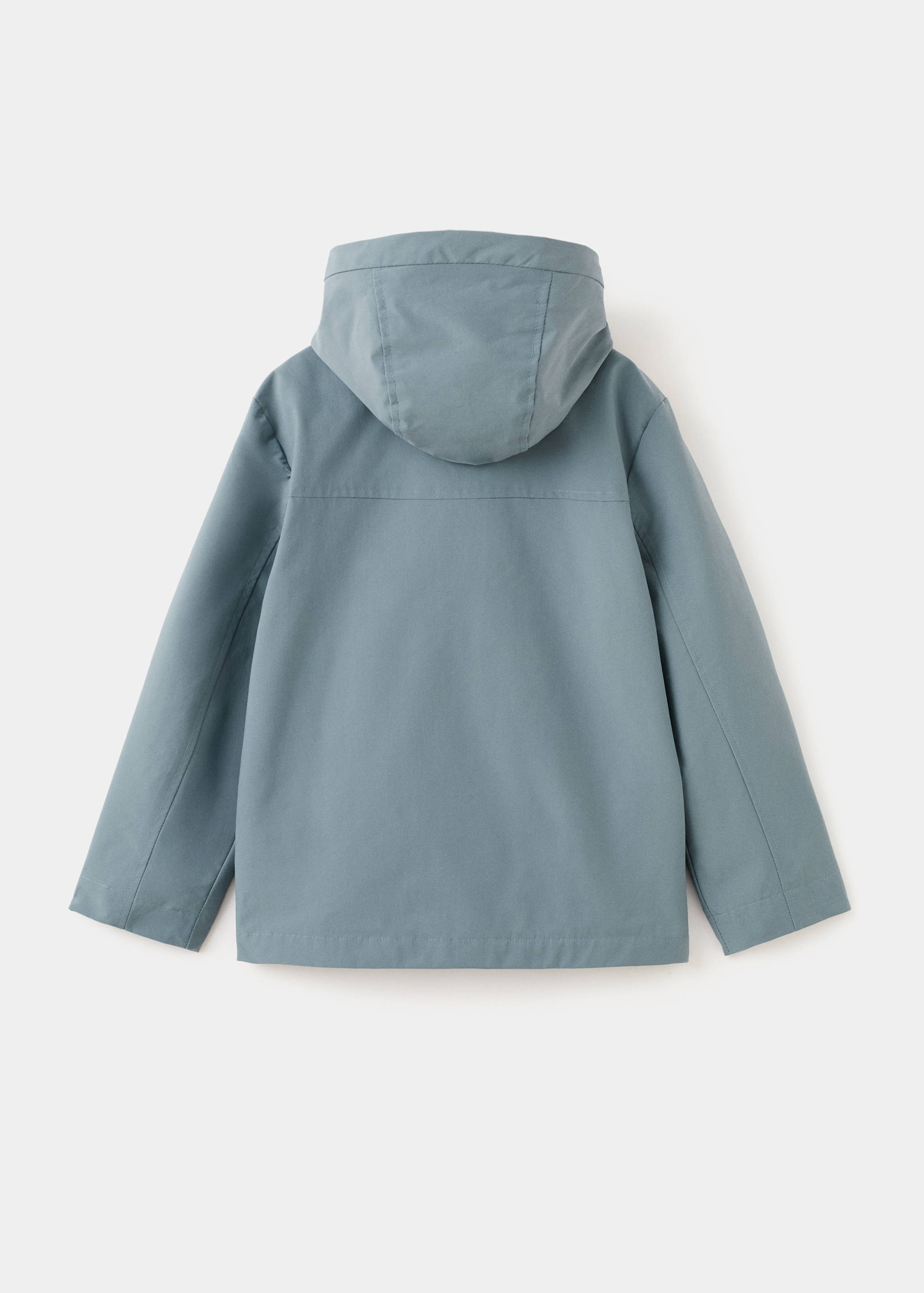 Raincoat hooded jacket - Reverse of the article