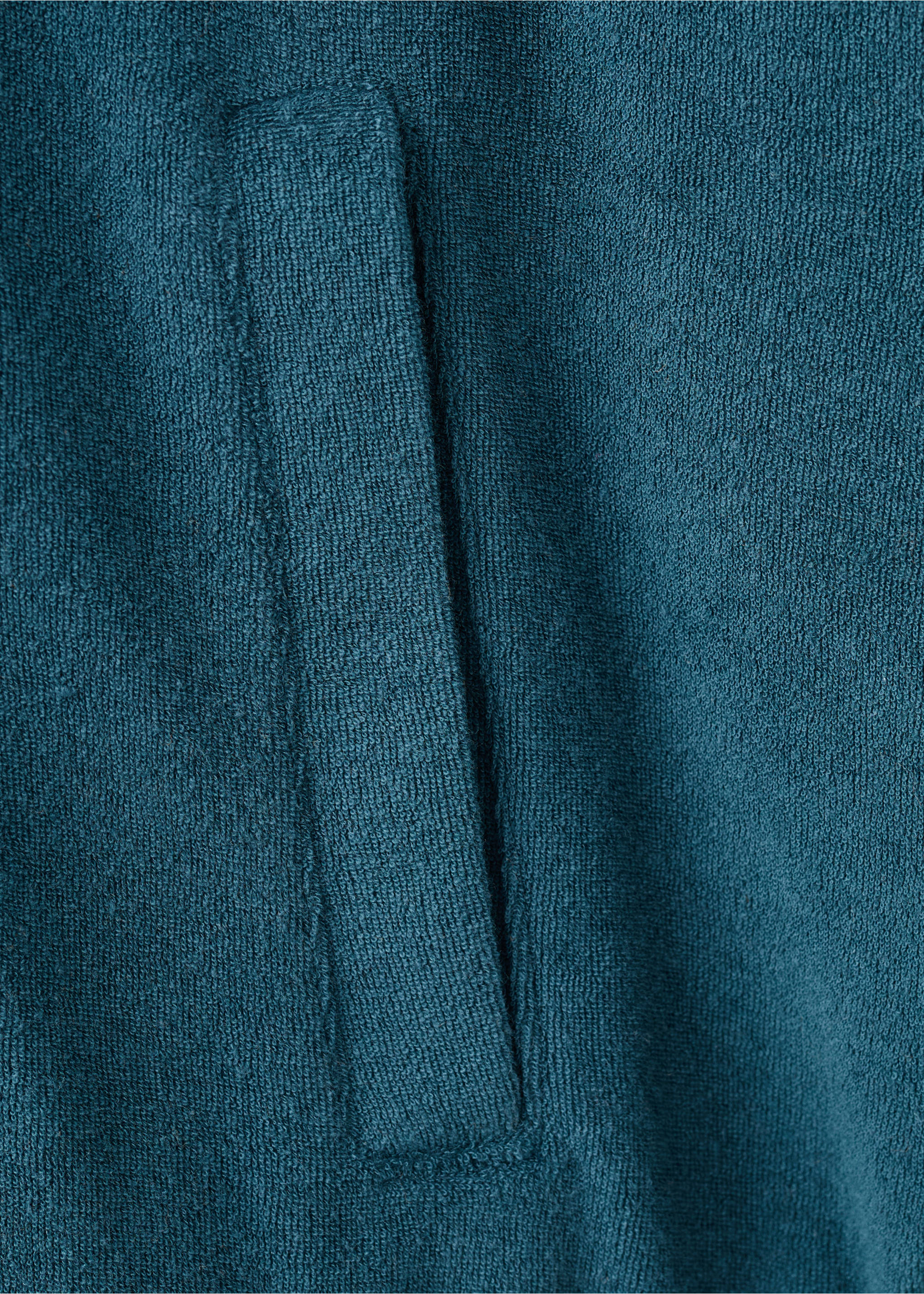 Terry cotton cardigan - Details of the article 0, Blue. Ref: 27083328-00.