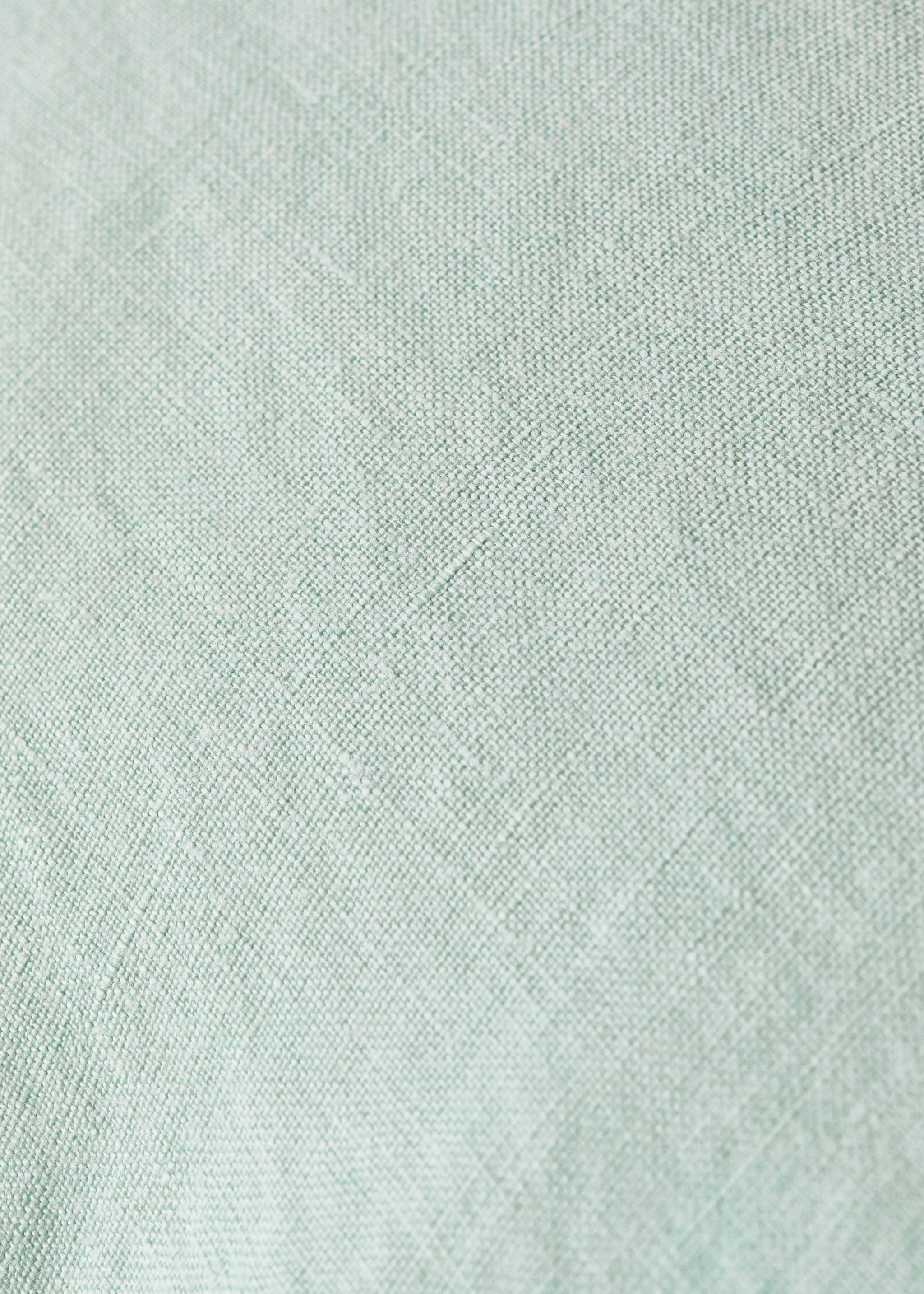 100% linen cushion cover with ruffle 40x60 cm - Details of the article 3