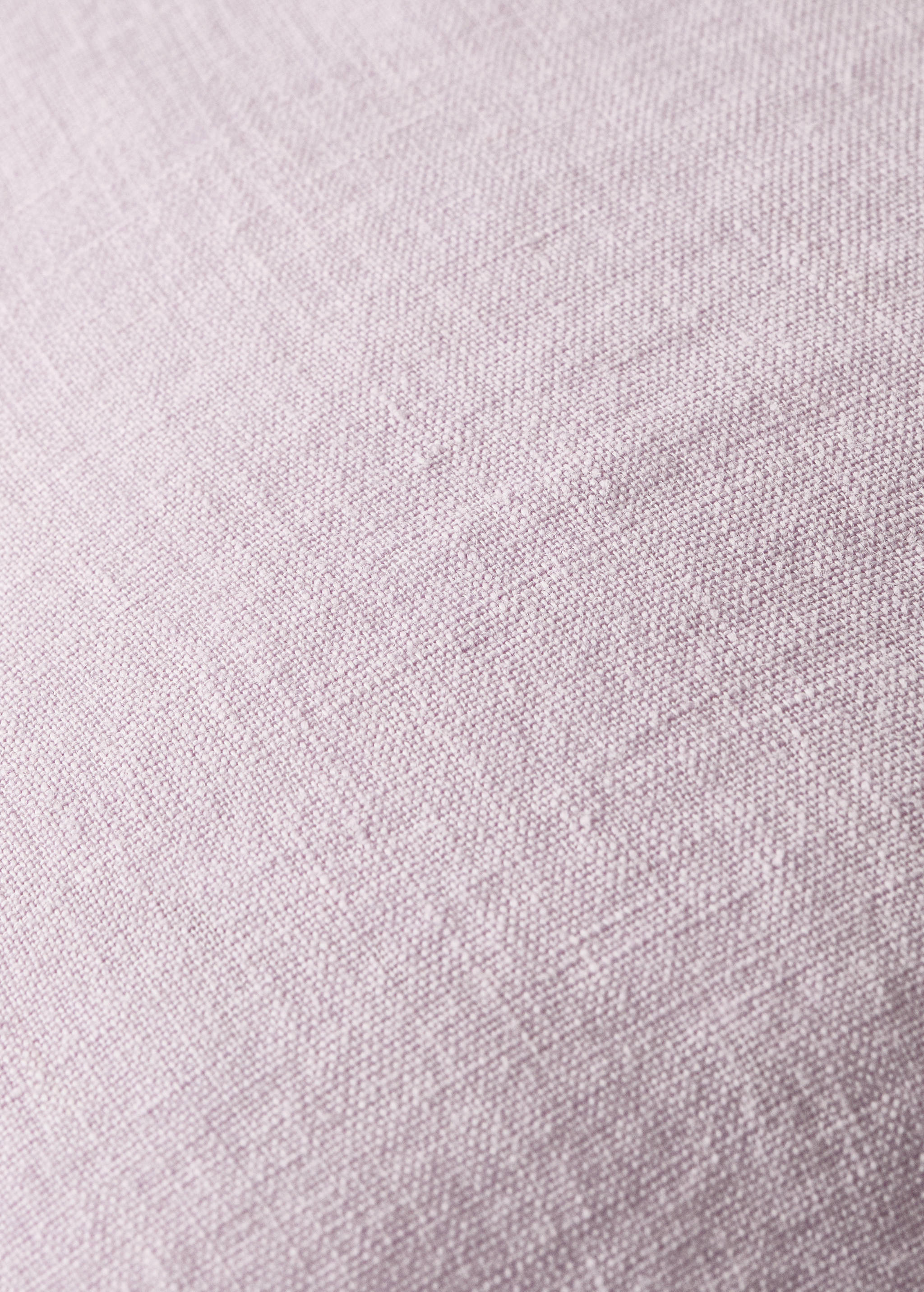 100% linen cushion cover with ruffle 40x60 cm - Details of the article 3
