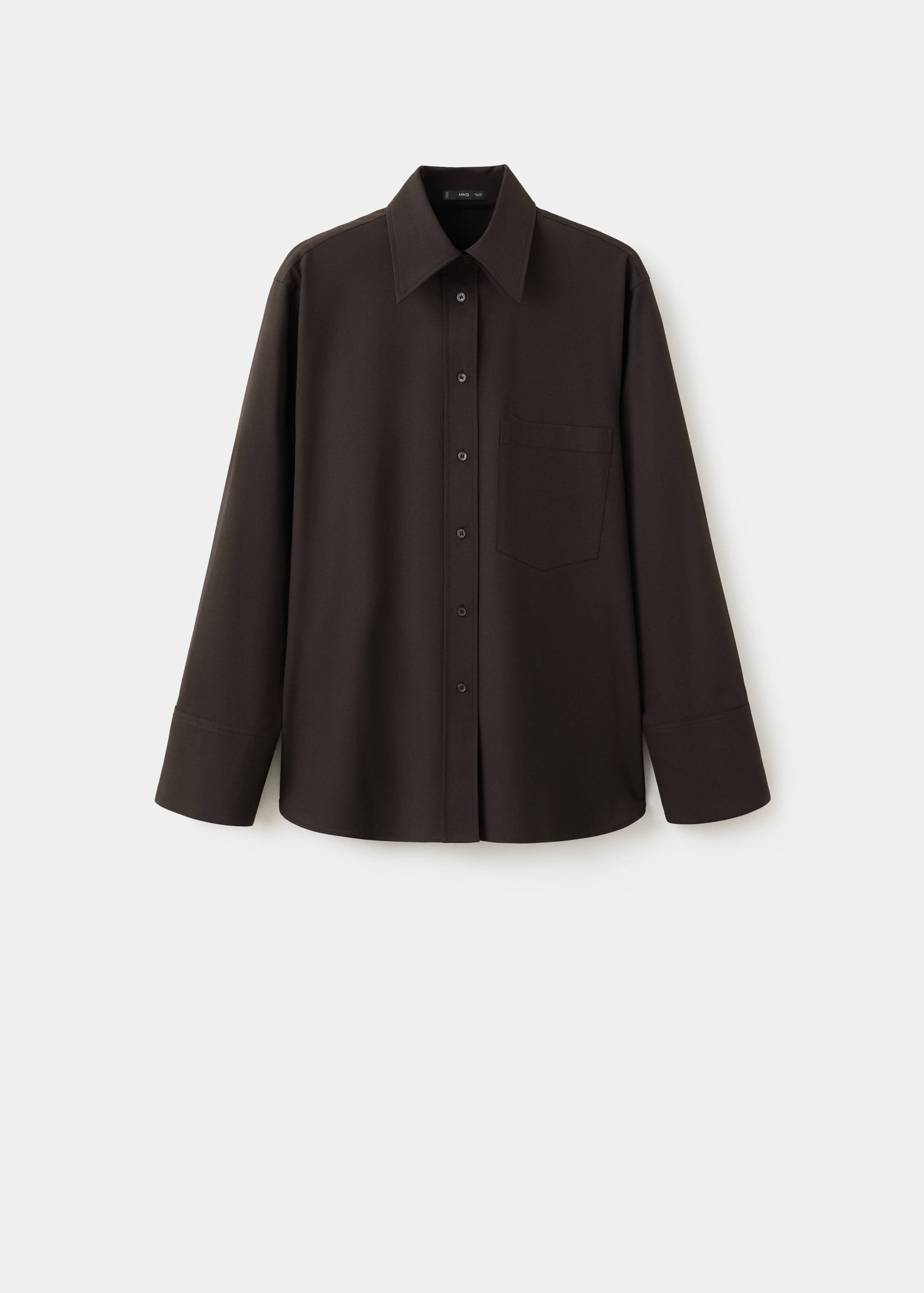 Straight shirt with pocket - Article without model