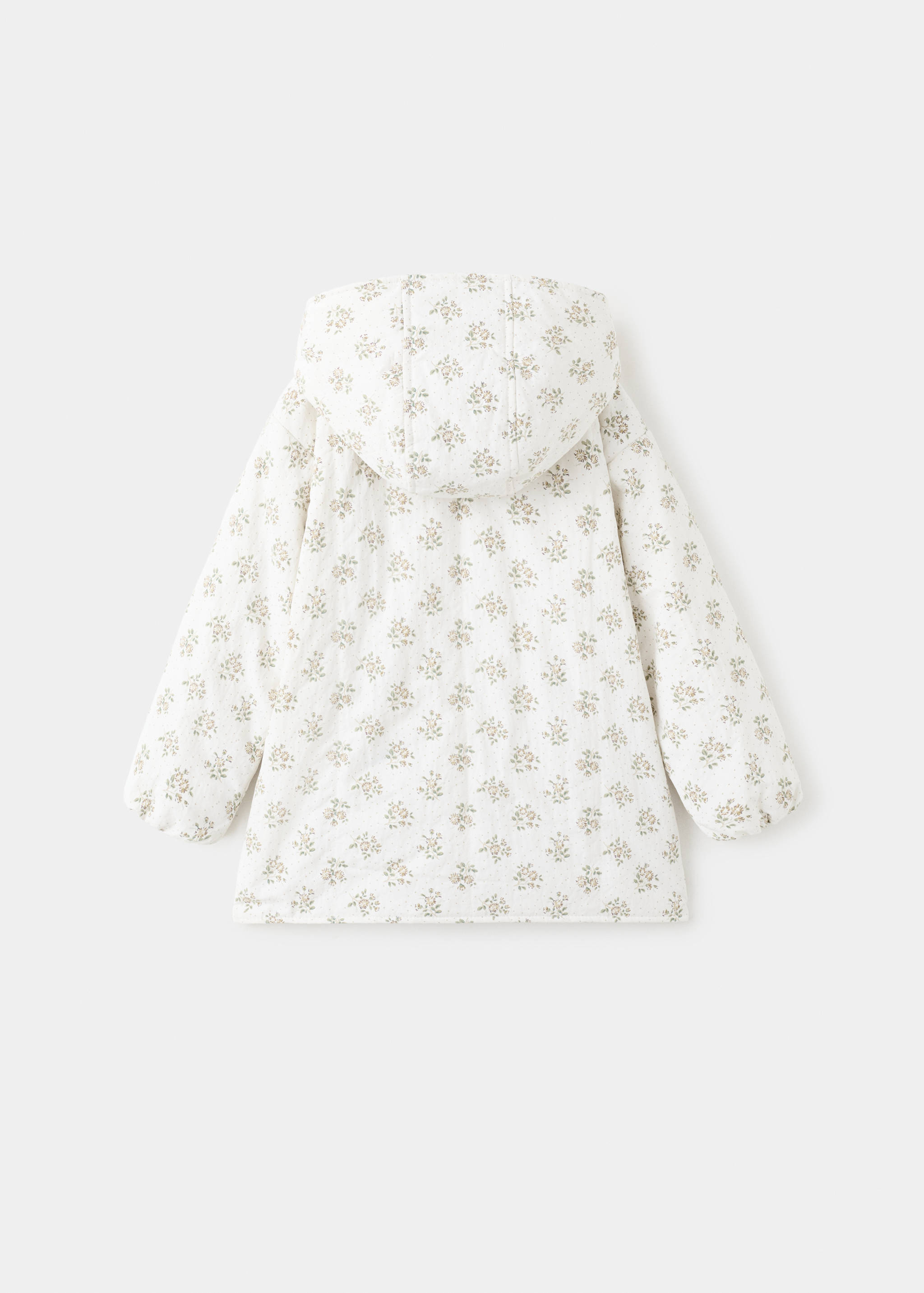 Chaqueta larga flores - Reverso del artículo