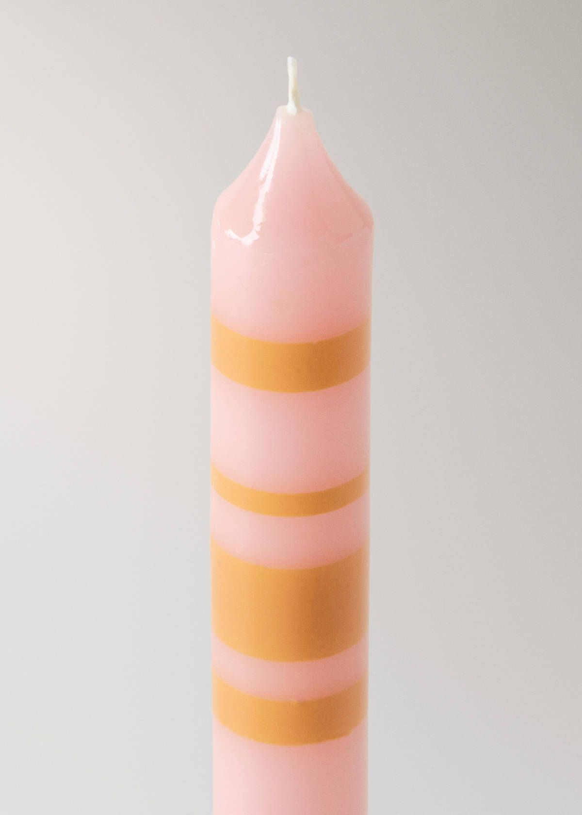 Bicolour decorative candles — Pastel Green