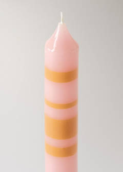 Bicolour decorative candles — Pastel Green 2