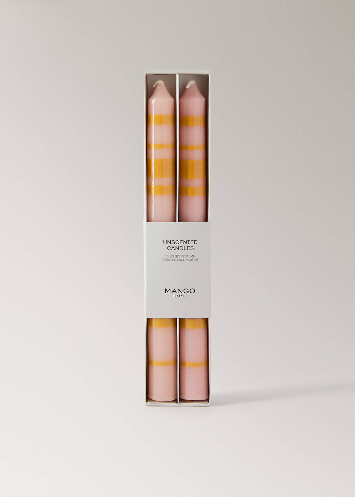 Bicolour decorative candles — Pastel Green