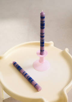 Bicolour decorative candles — Blue 1