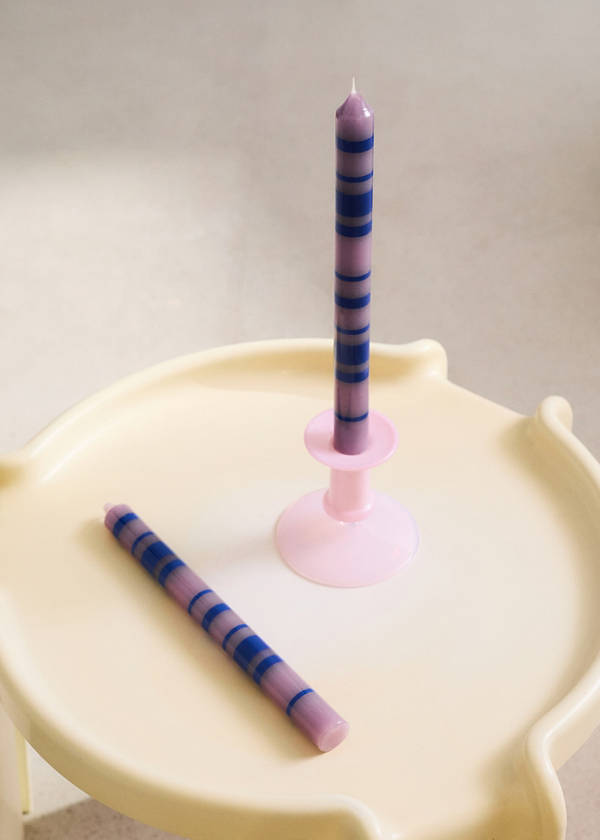 Bicolour decorative candles — Blue