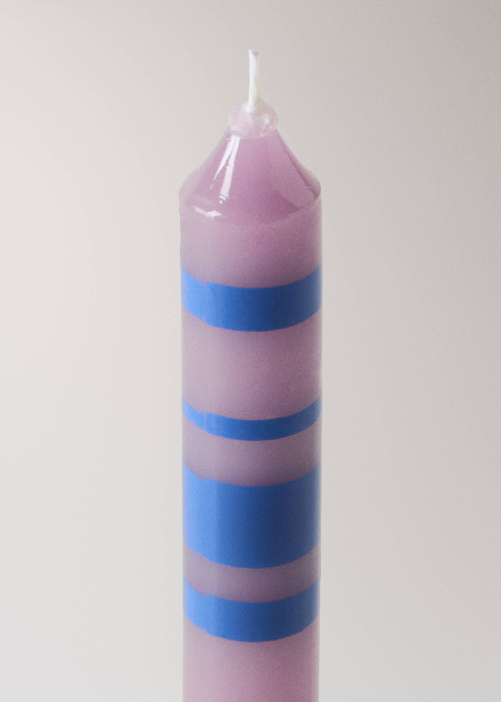 Bougies décoratives bicolores - Détail de l'article 1, Bleu. Ref: 27083337-00.