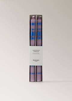 Bicolour decorative candles — Blue 4