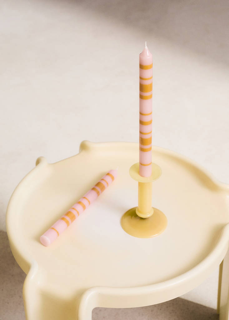 Velas decorativas bicolor