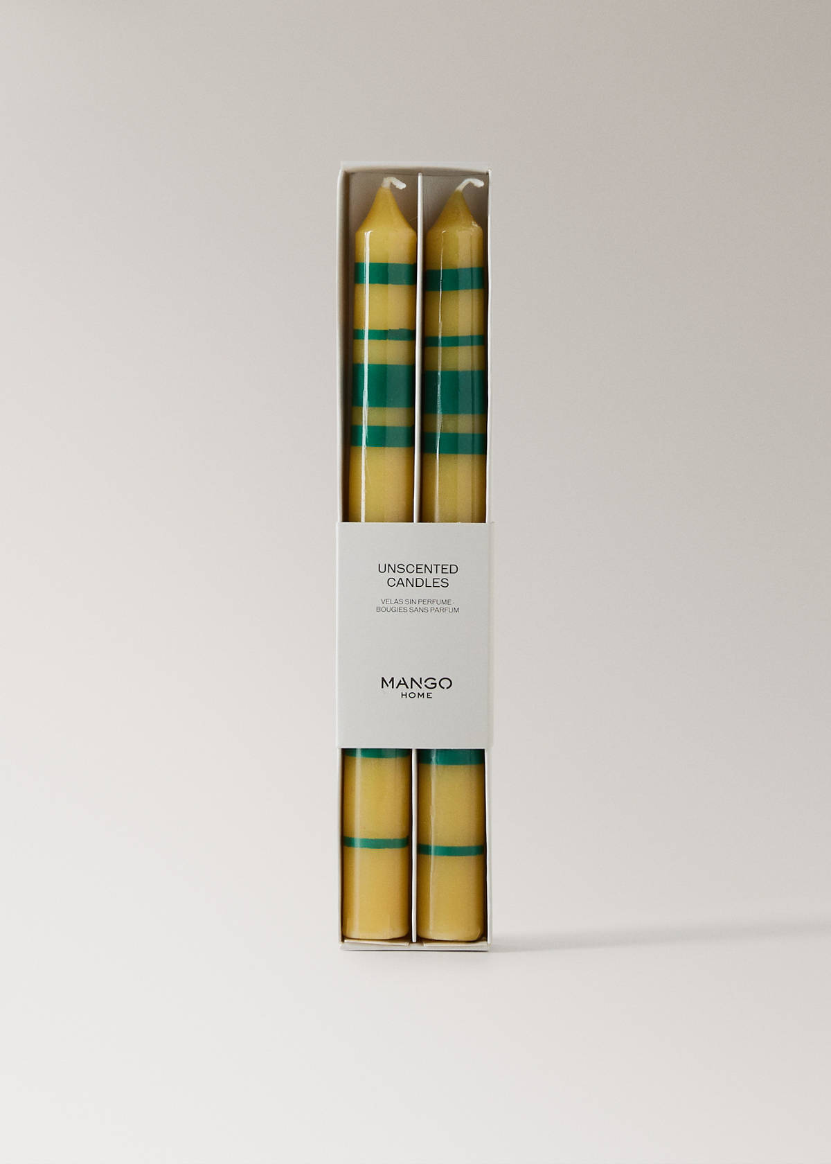 Bicolour decorative candles — Pastel Pink