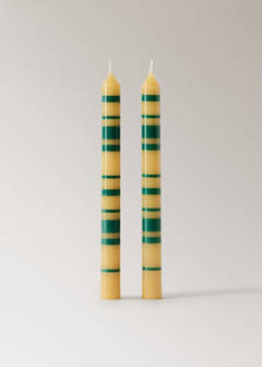 Bicolour decorative candles — Pastel Pink 5