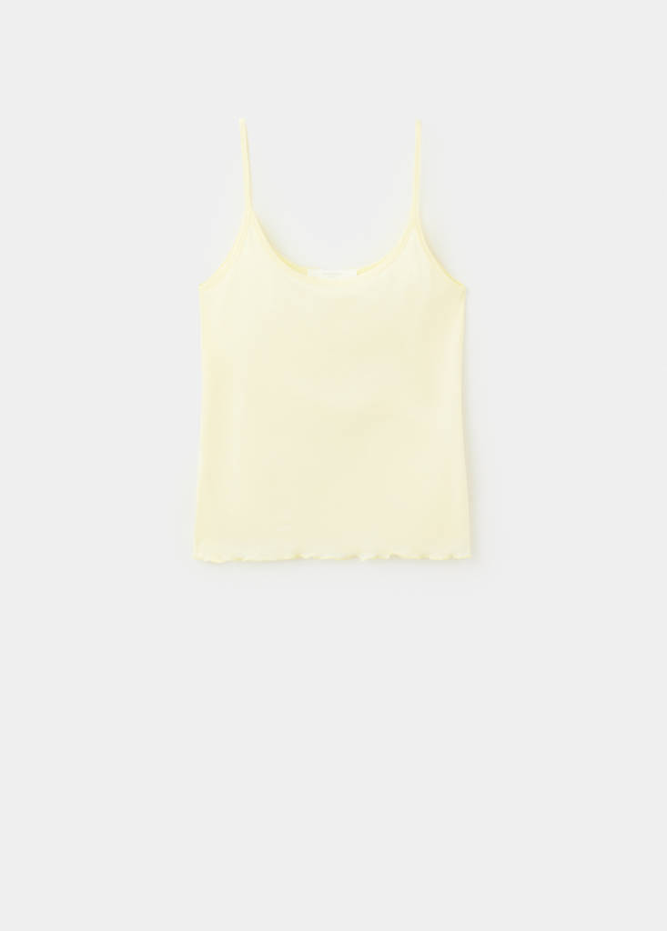 Micromodal tank top — Pastel Yellow