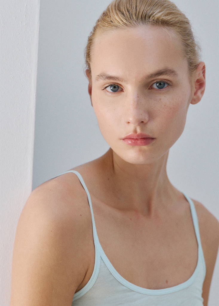 Micromodal tank top — Blue