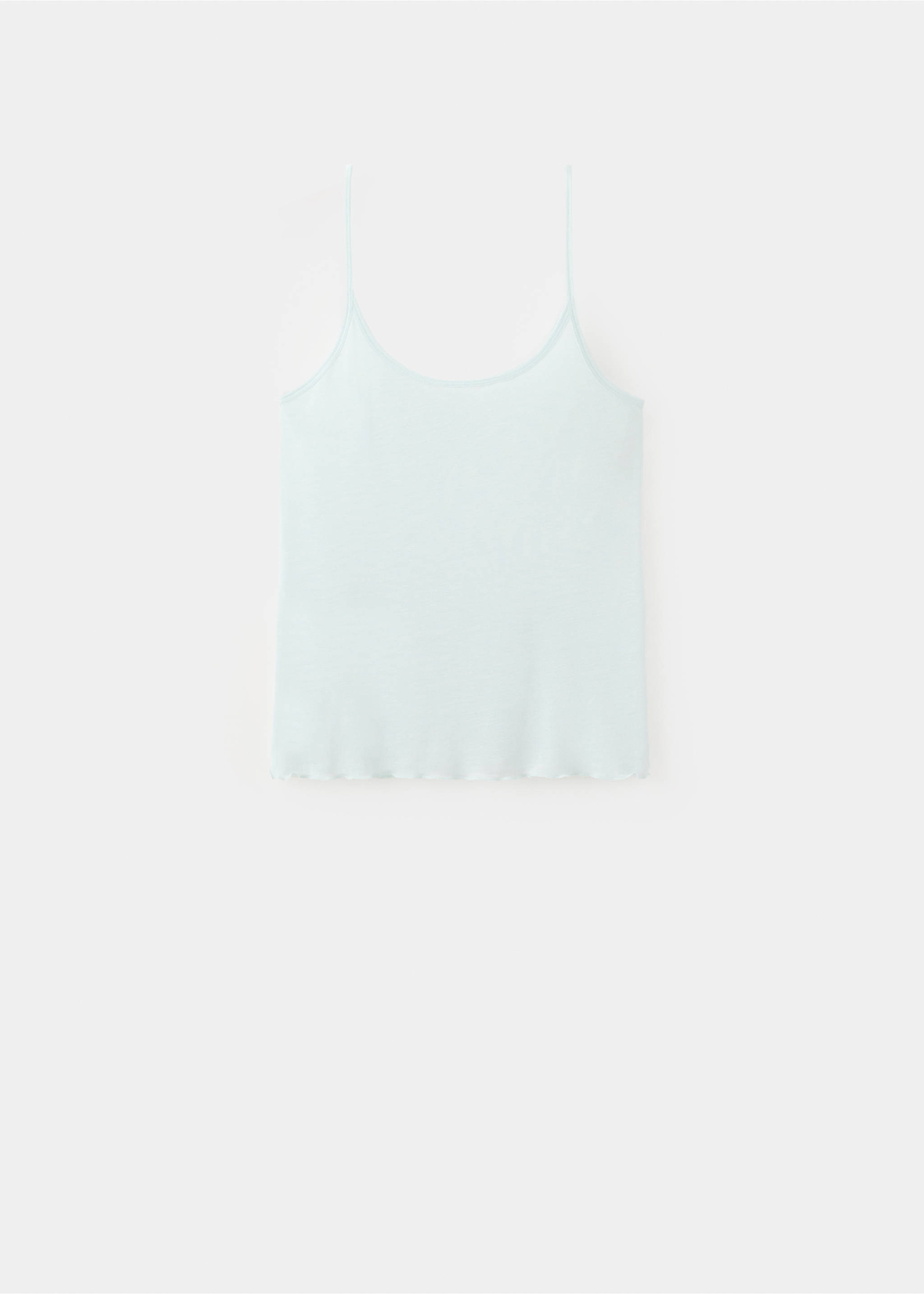 Micromodal tank top - Article without model, Blue. Ref: 27083338-00.