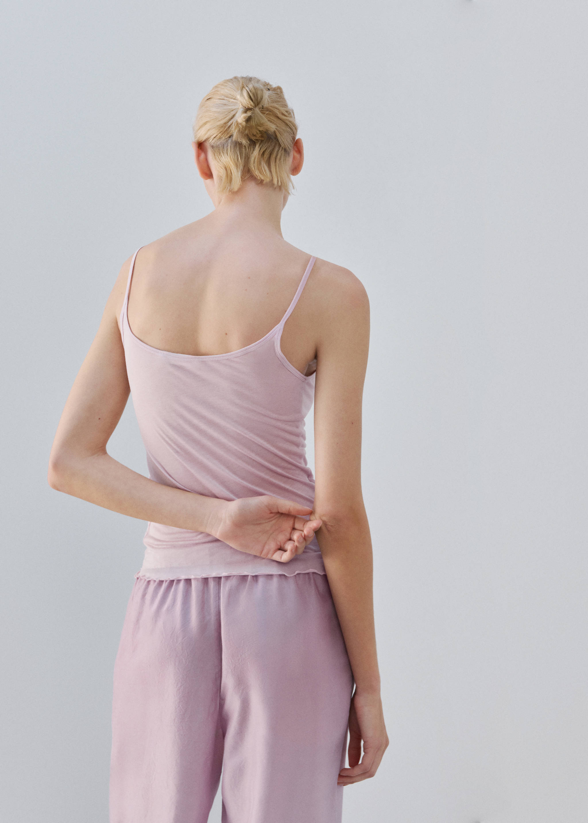 T-shirt micromodal bretelles - Verso de l’article