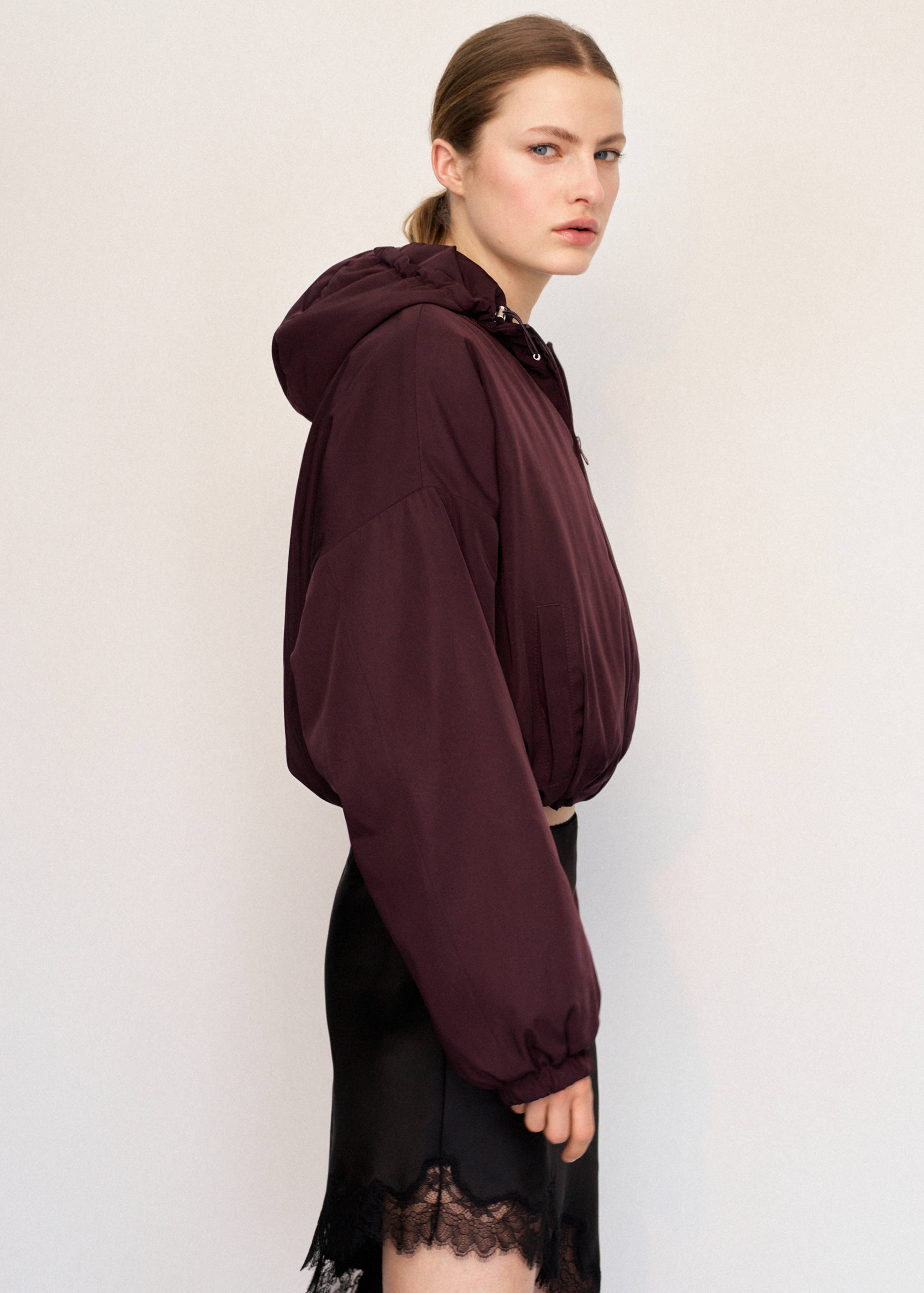 Oversized hooded jacket - Details of the article 1