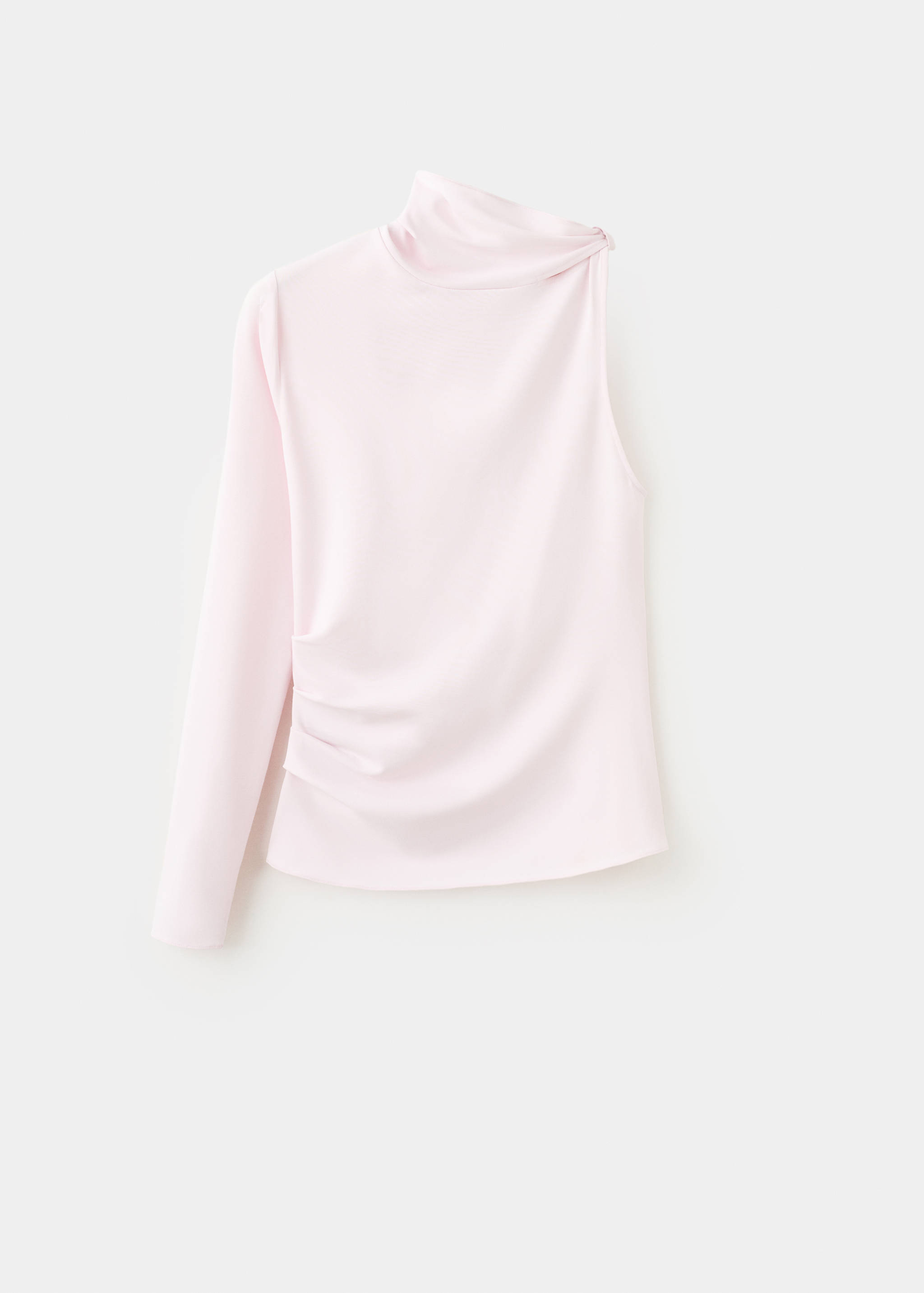 Camiseta manga larga asimétrica - Artículo sin modelo