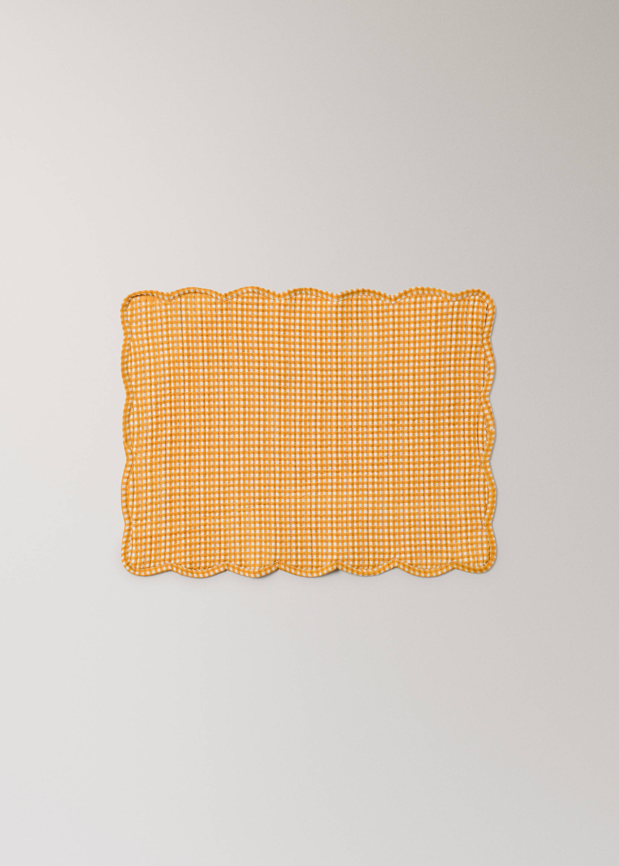 Reversible quilted cotton placemat - Article without model