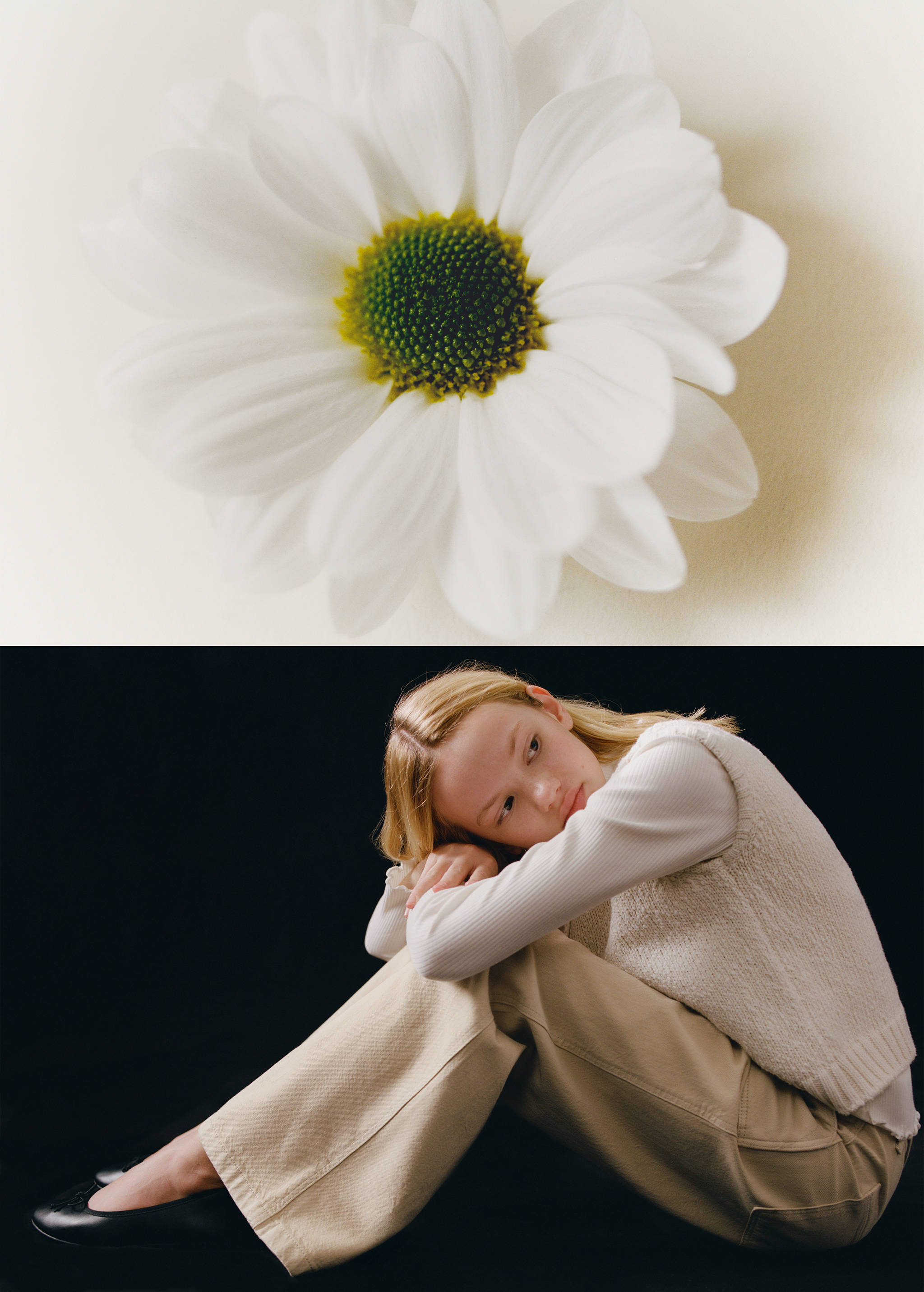 Wide leg jeans with belt - Details of the article 5