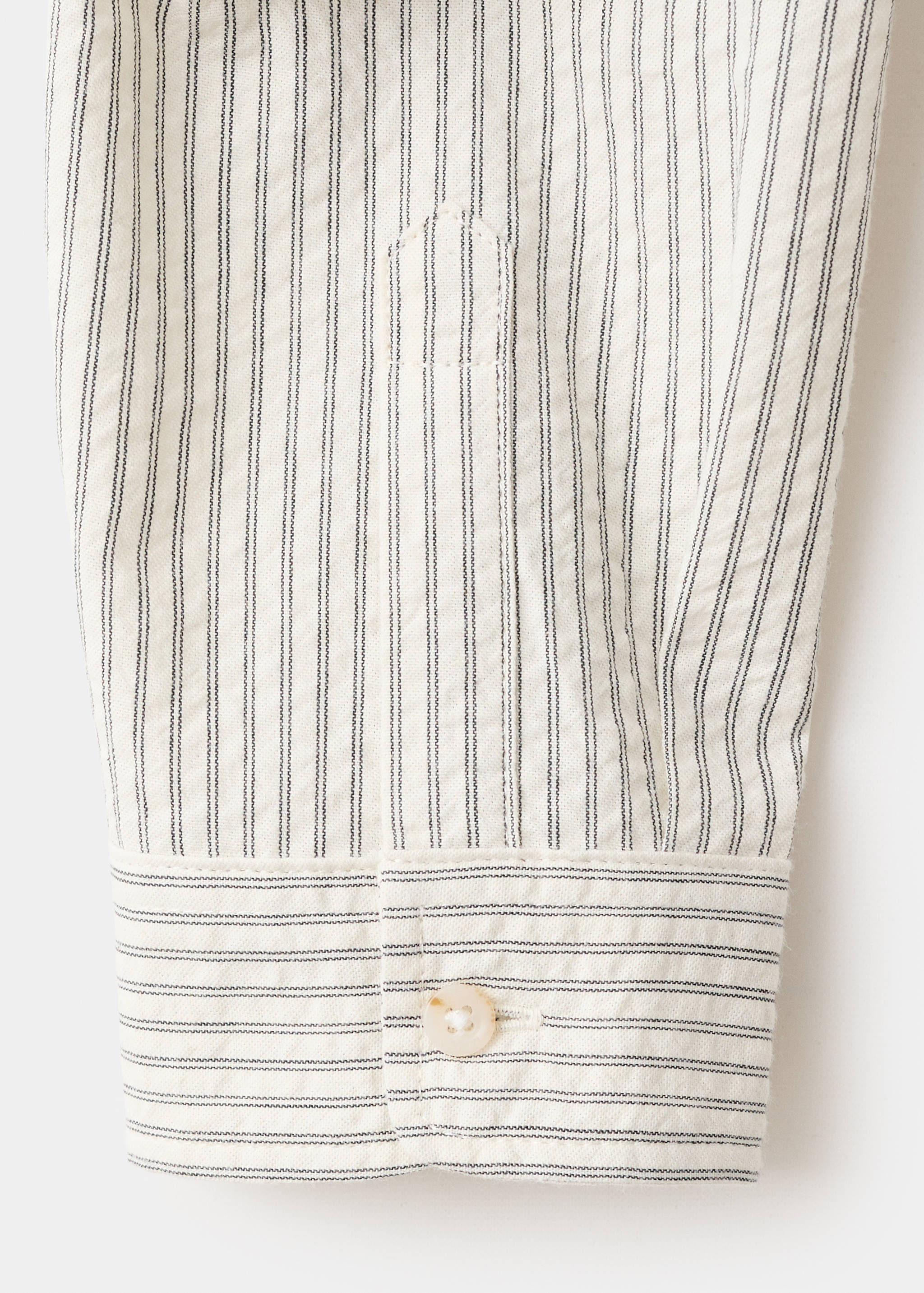 Striped cotton shirt - Details of the article 0