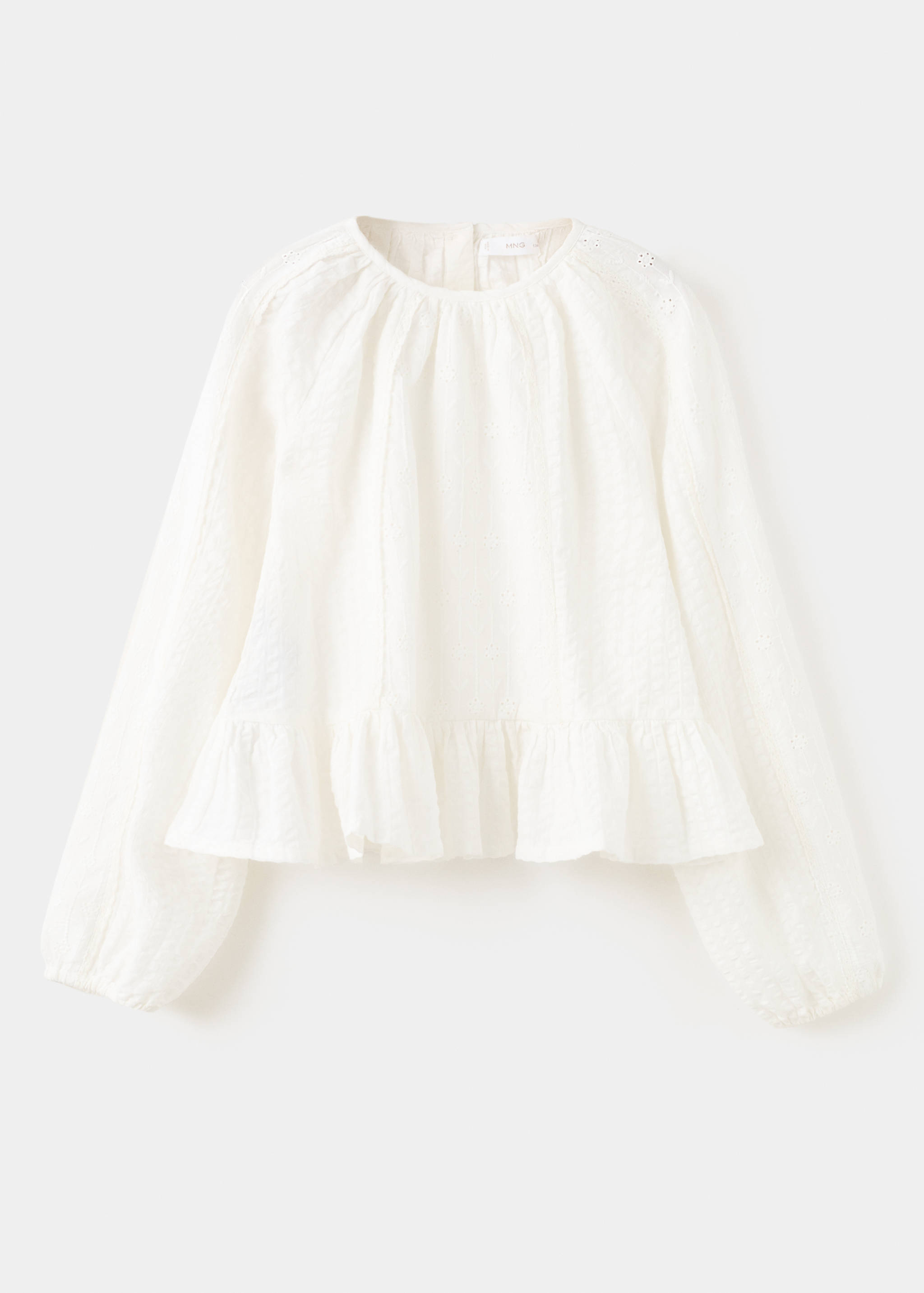 A-line cotton blouse - Article without model