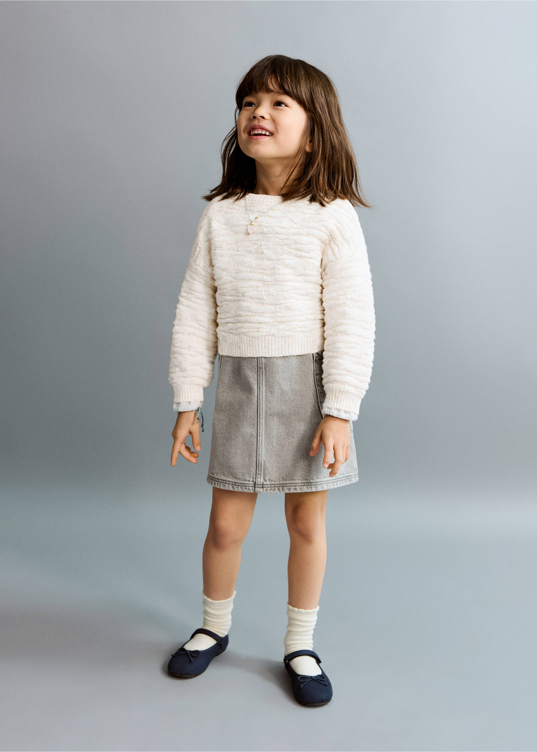 Jersey punto trenzado - Plano general, Crudo. Ref: 27083710-00.