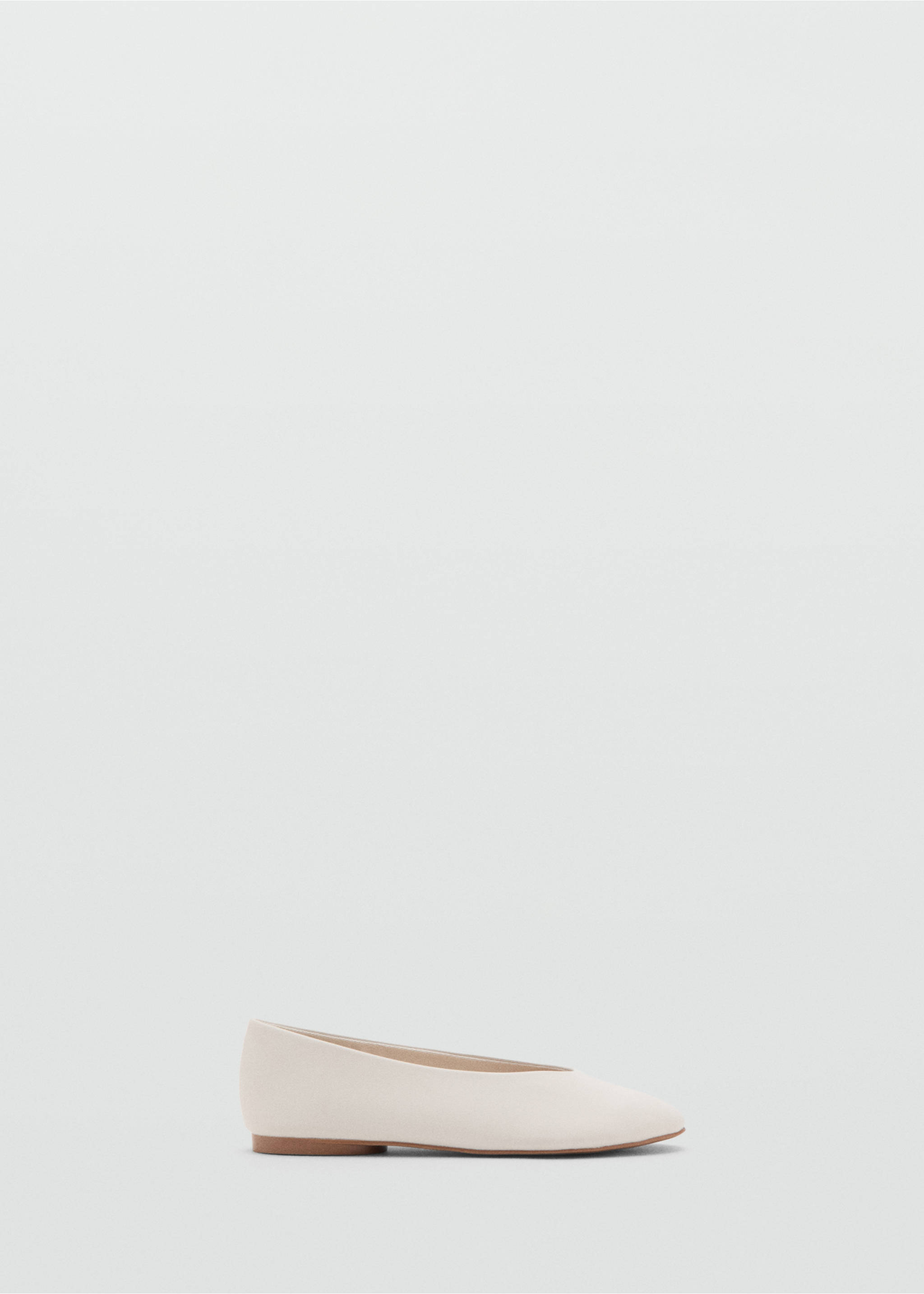 Classic ballet flat - Article without model, Off White. Ref: 27083713-00.