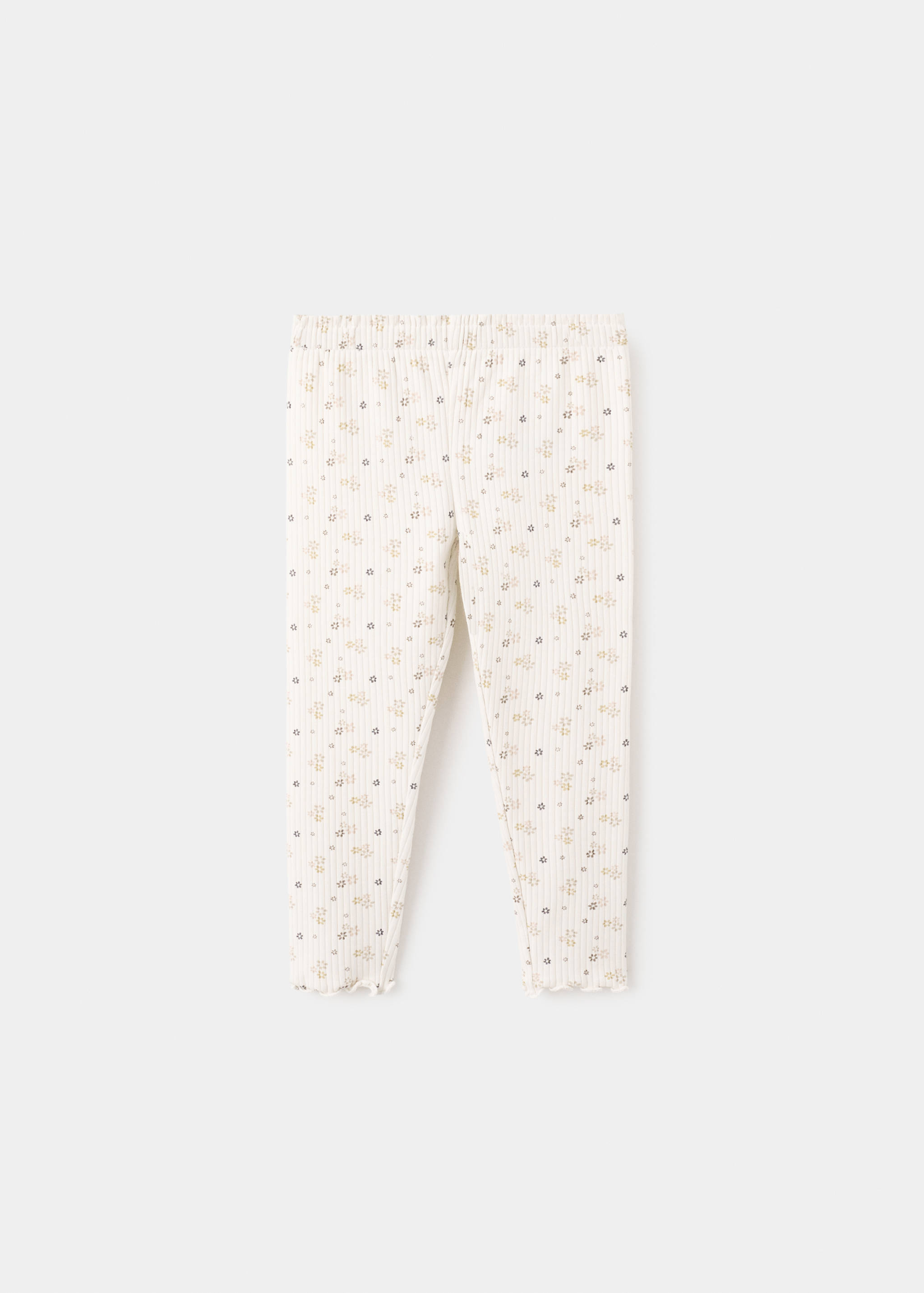 Leggings canalé flores - Artículo sin modelo