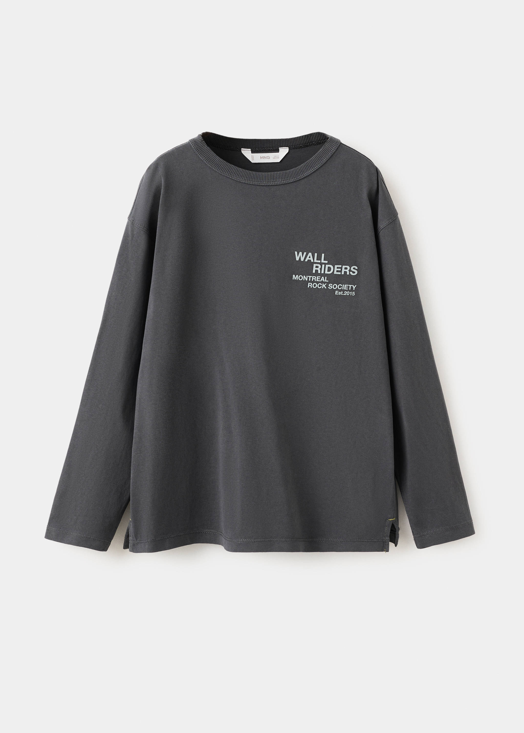 Text cotton T-shirt - Article without model