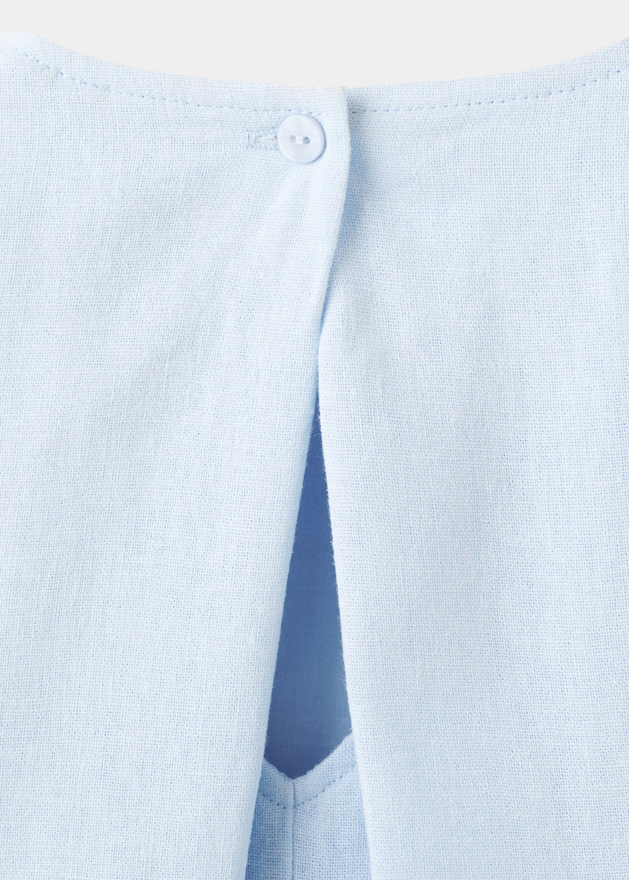 Vestido lino corto - Detalle del artículo 0