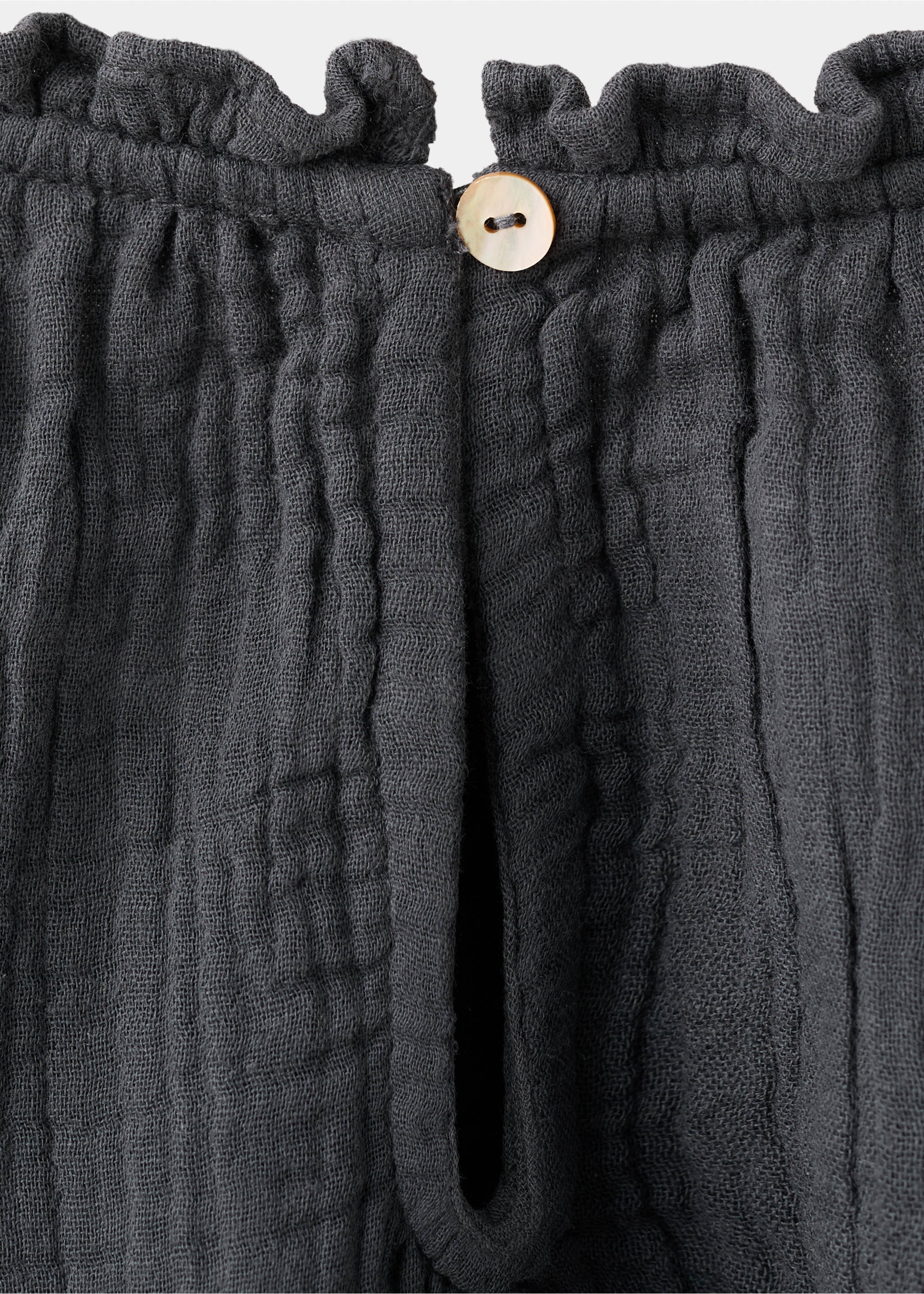 Vyšívaná bavlněná blůza - Detail zboží 0, Šedá antracit. Ref: 27083722-00.