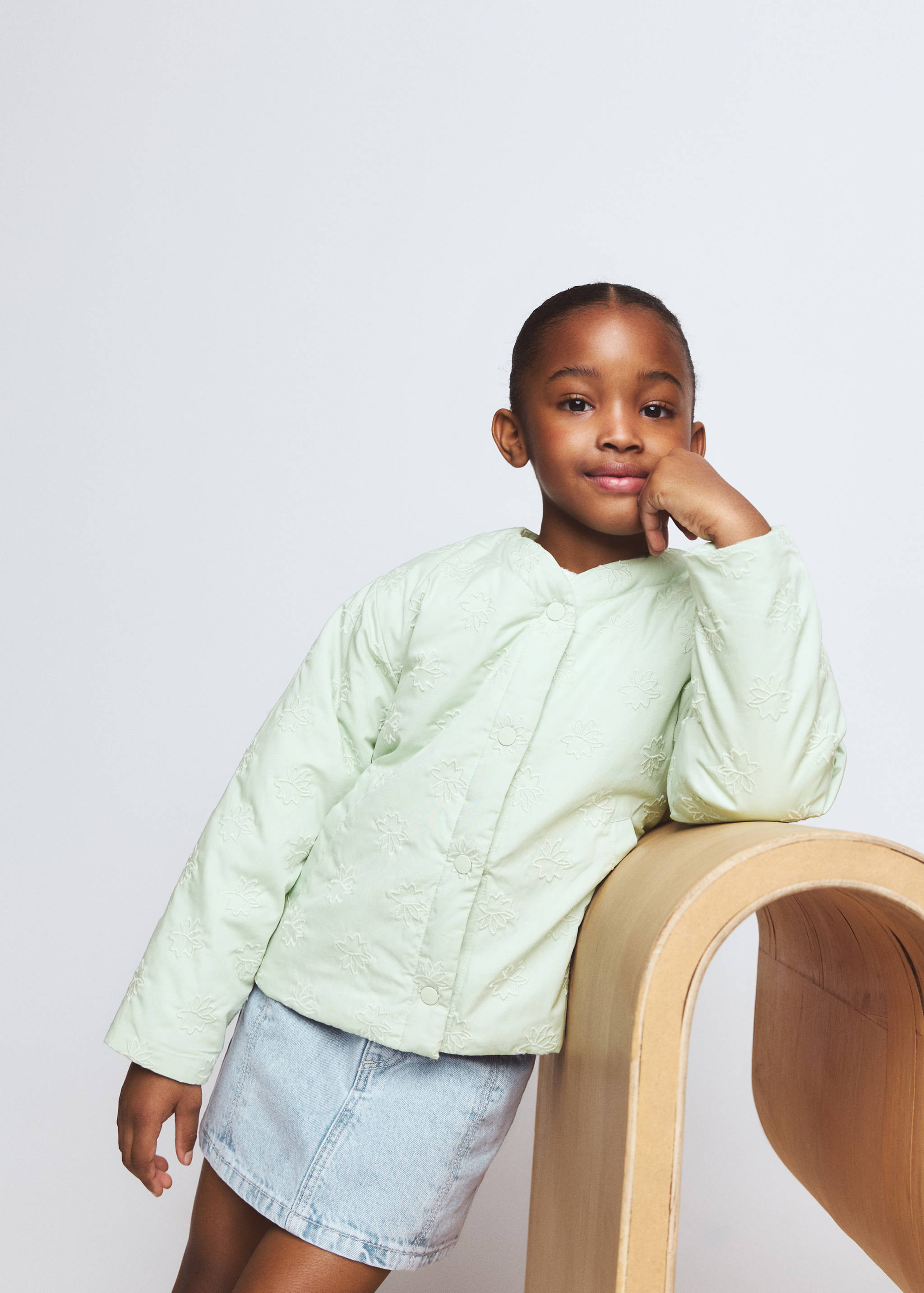 Denim paperbag skirt - Details of the article 1