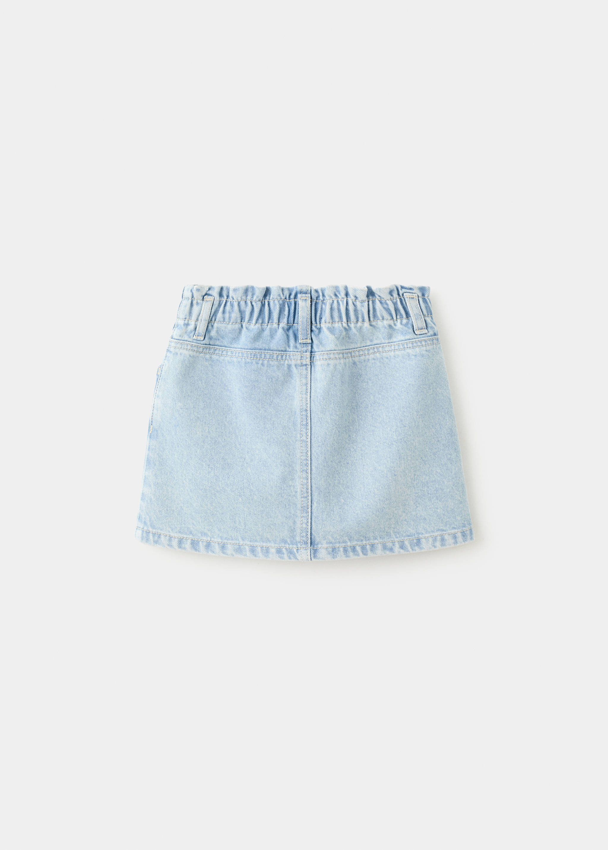 Falda vaquera paperbag - Reverso del artículo