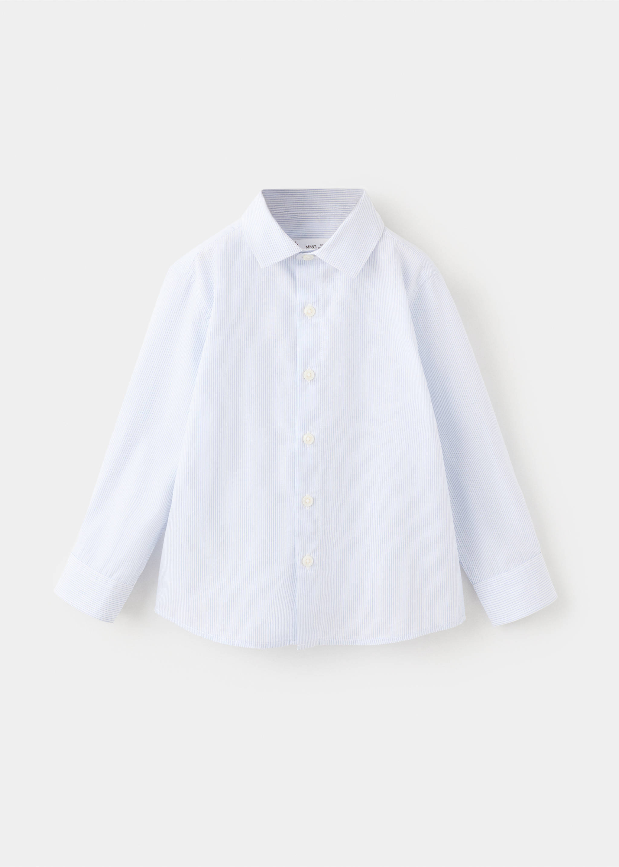 Camisa rayas algodón - Artículo sin modelo, Azul celeste. Ref: 27083724-00.