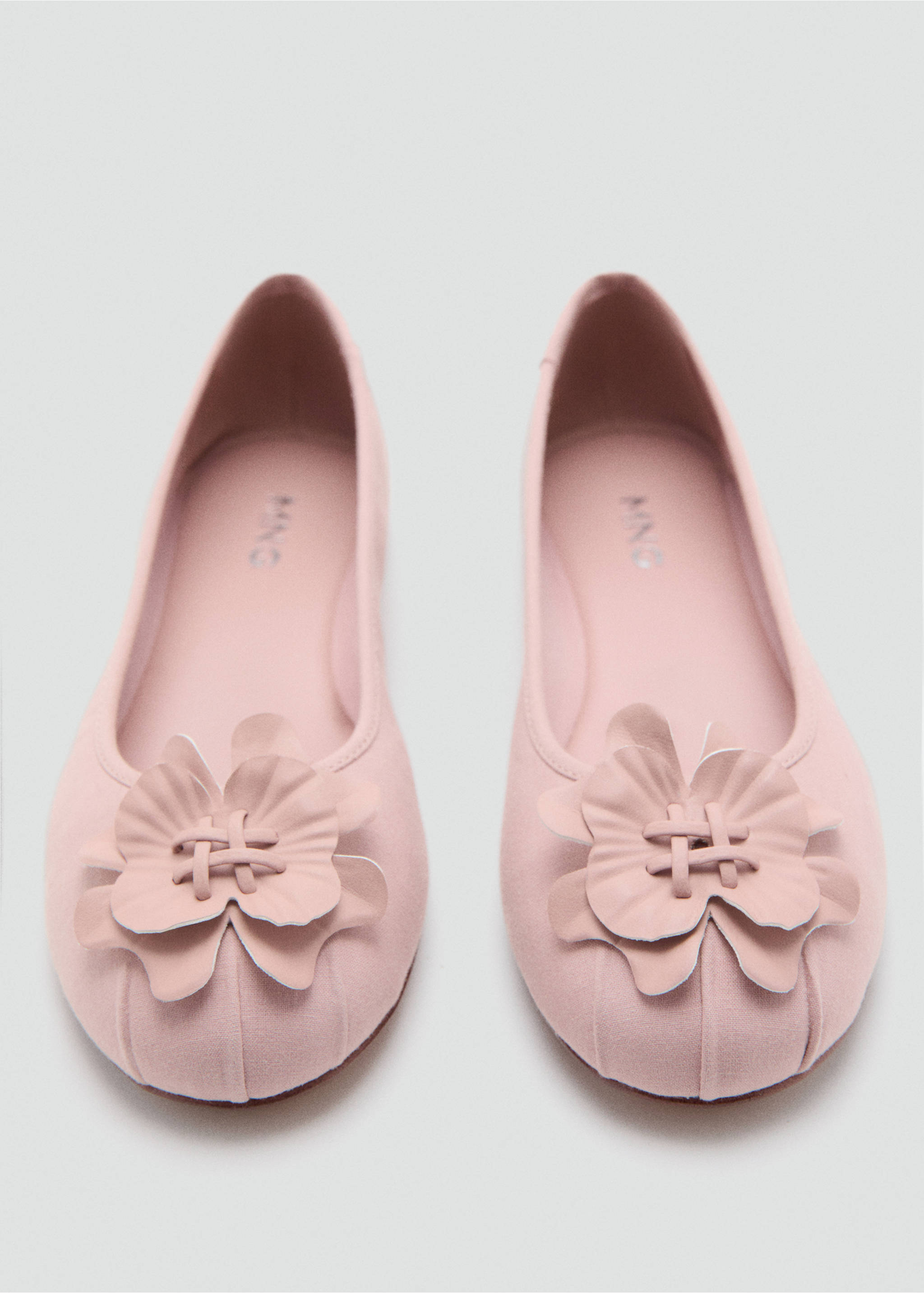 Ballerines détail fleur - Détail de l'article 2, Rose pâle. Ref: 27083725-00.