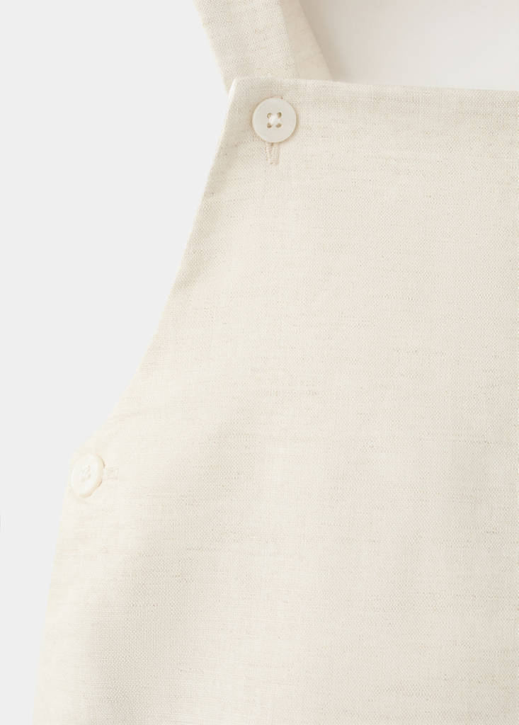 Linen romper — Beige