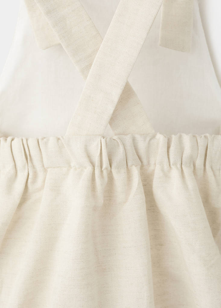 Linen romper — Beige