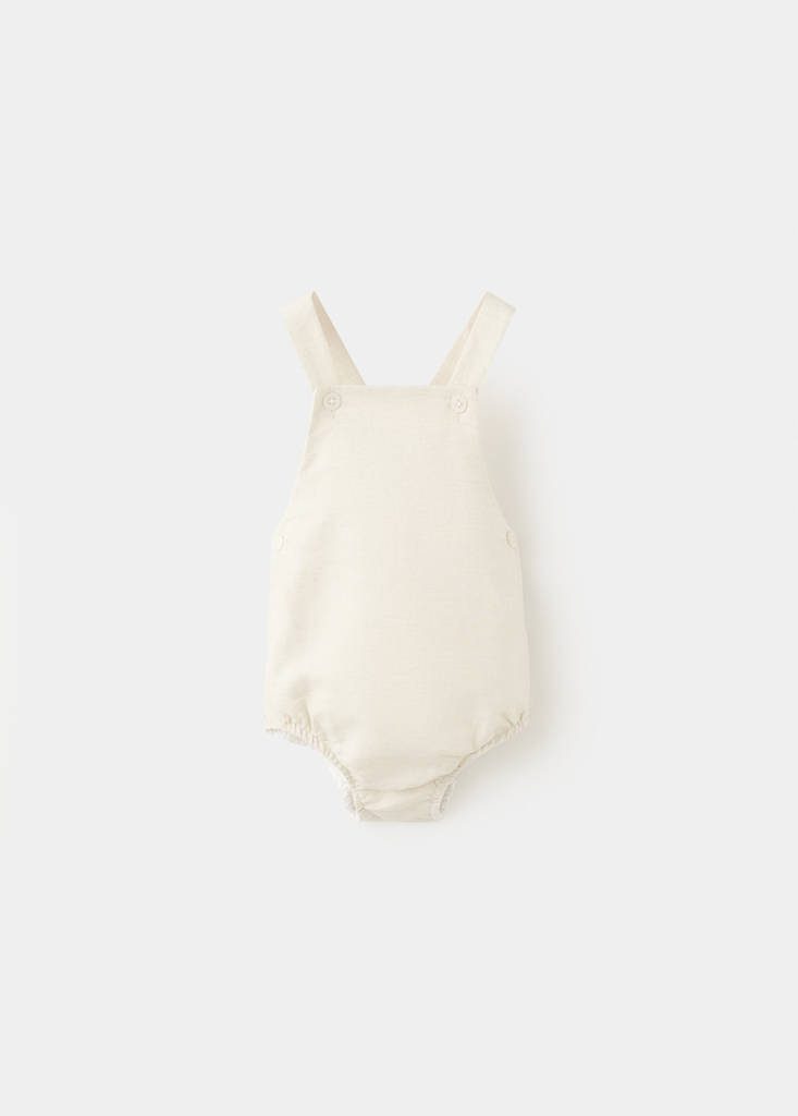 Linen romper — Beige