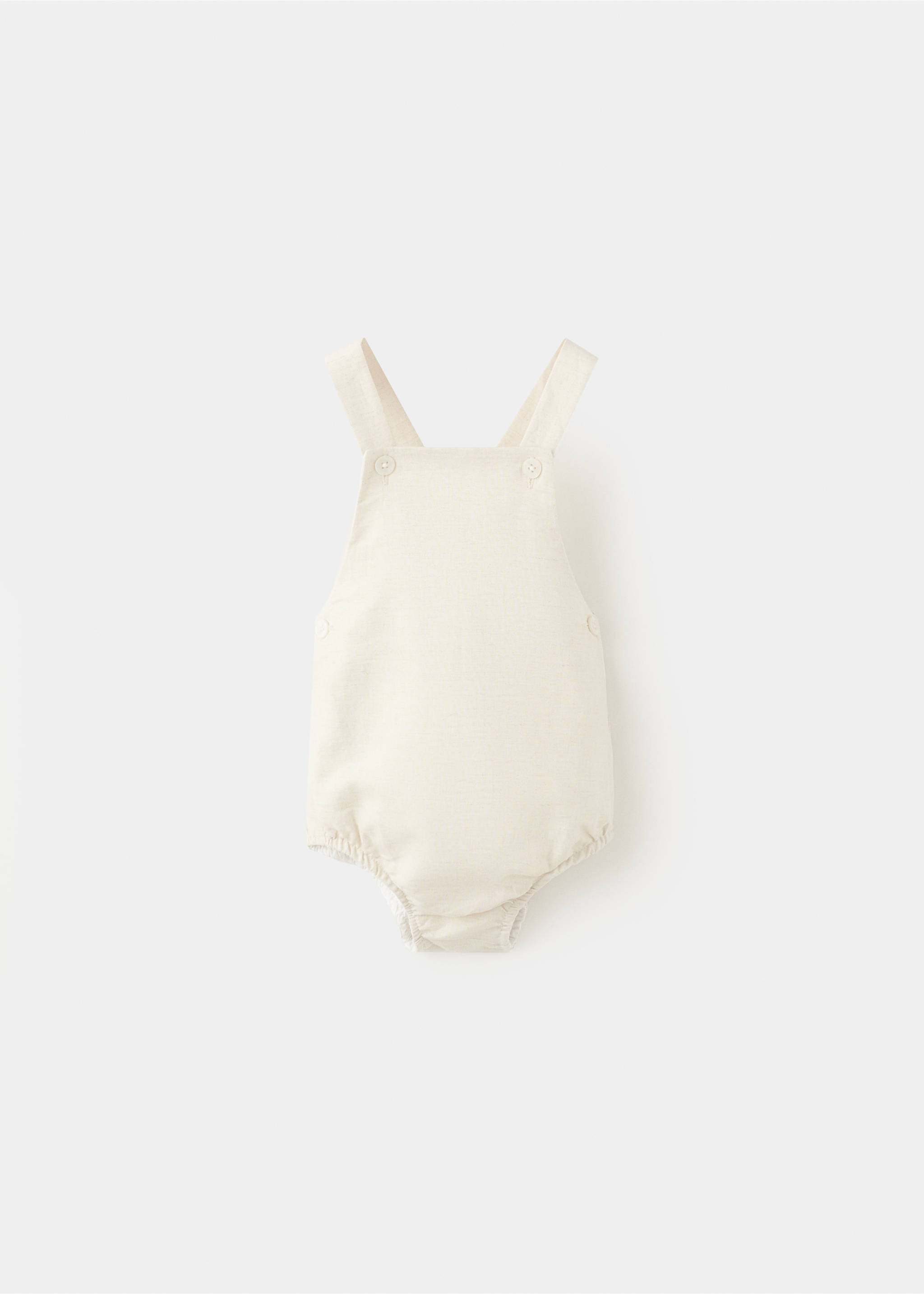Linen romper - Article without model, Beige. Ref: 27083727-00.