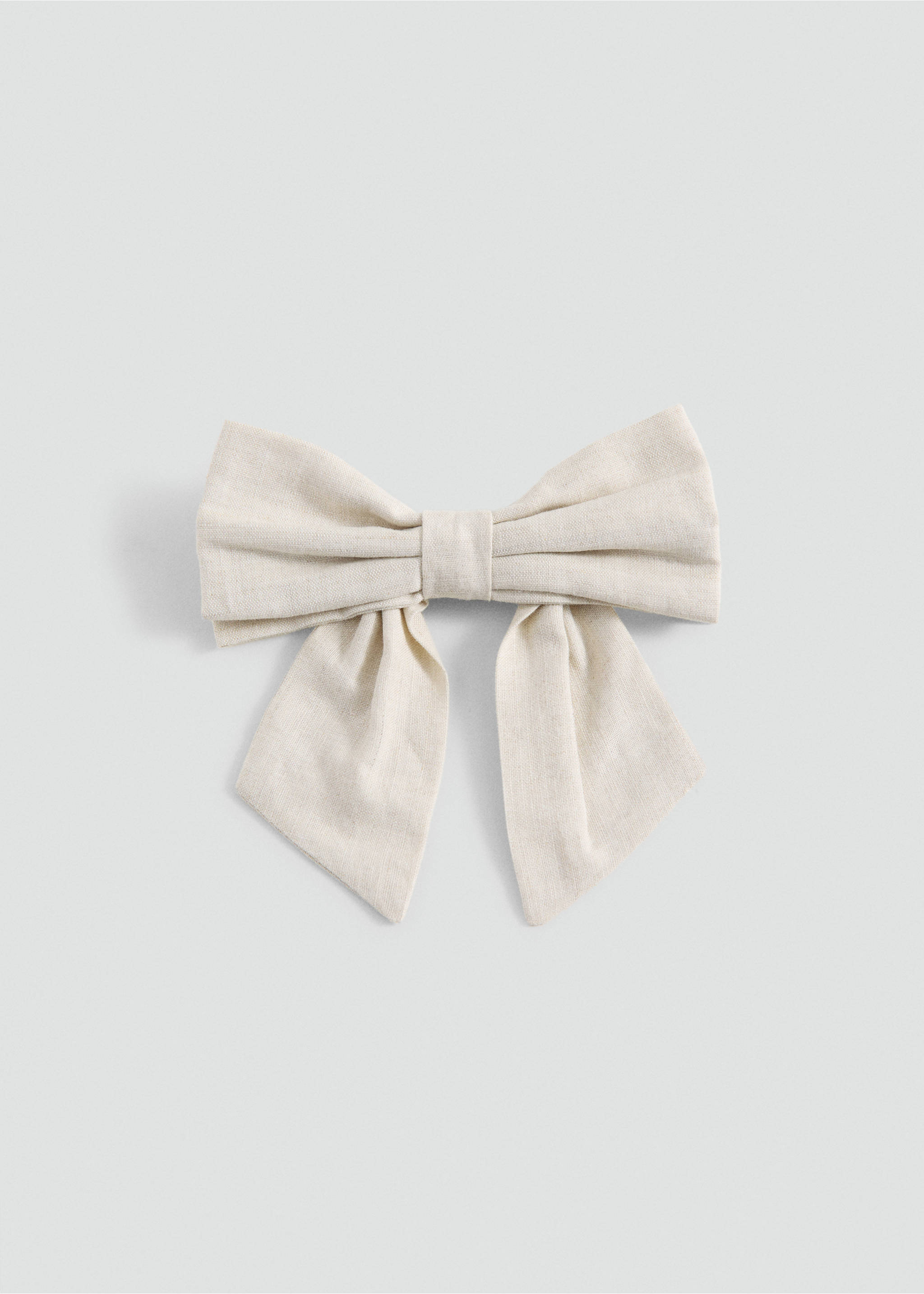 Bow hairclip - Article without model, Sand. Ref: 27083728-00.
