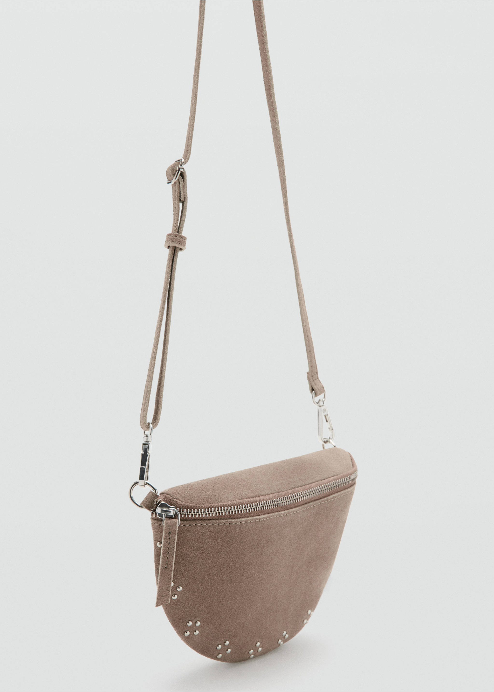 Leather crossbody bag - Medium plane, Sand. Ref: 27083732-00.